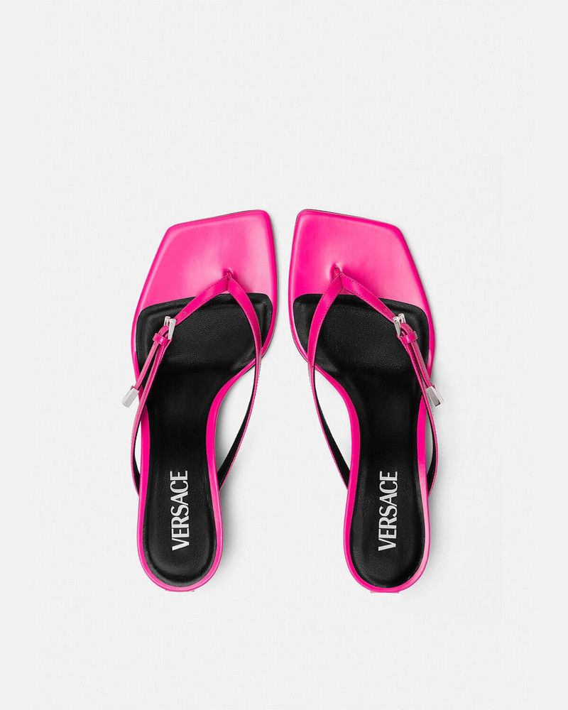 Versace o1y0226 Kitten Heel in Fuchsia Size US 6 / IT 36 - 3 Thumbnail