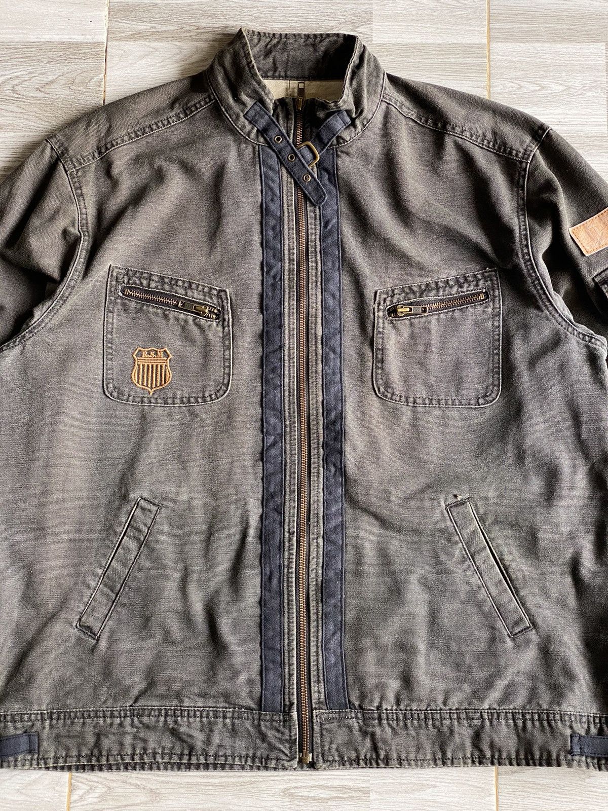 Japanese Brand 💥Real Street Mix Jacket Size US XL / EU 56 / 4 - 6 Thumbnail
