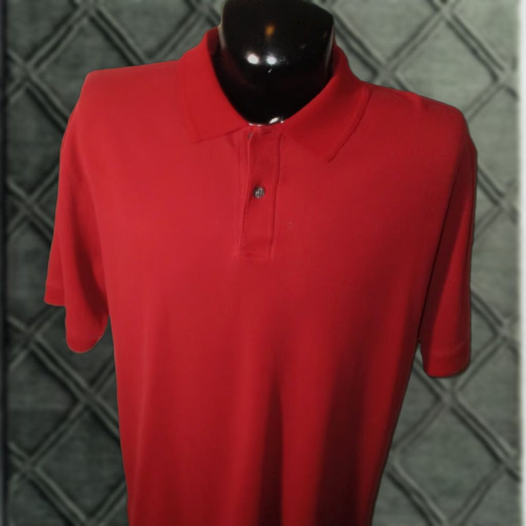 Vintage L.L. BEAN Polo Shirt Burgundy Short Sleeve XL Men’s Classic 100% Cotton V-Neck Button Shirt Polo Shirt Casual Golf Size US XL / EU 56 / 4 - 1 Thumbnail