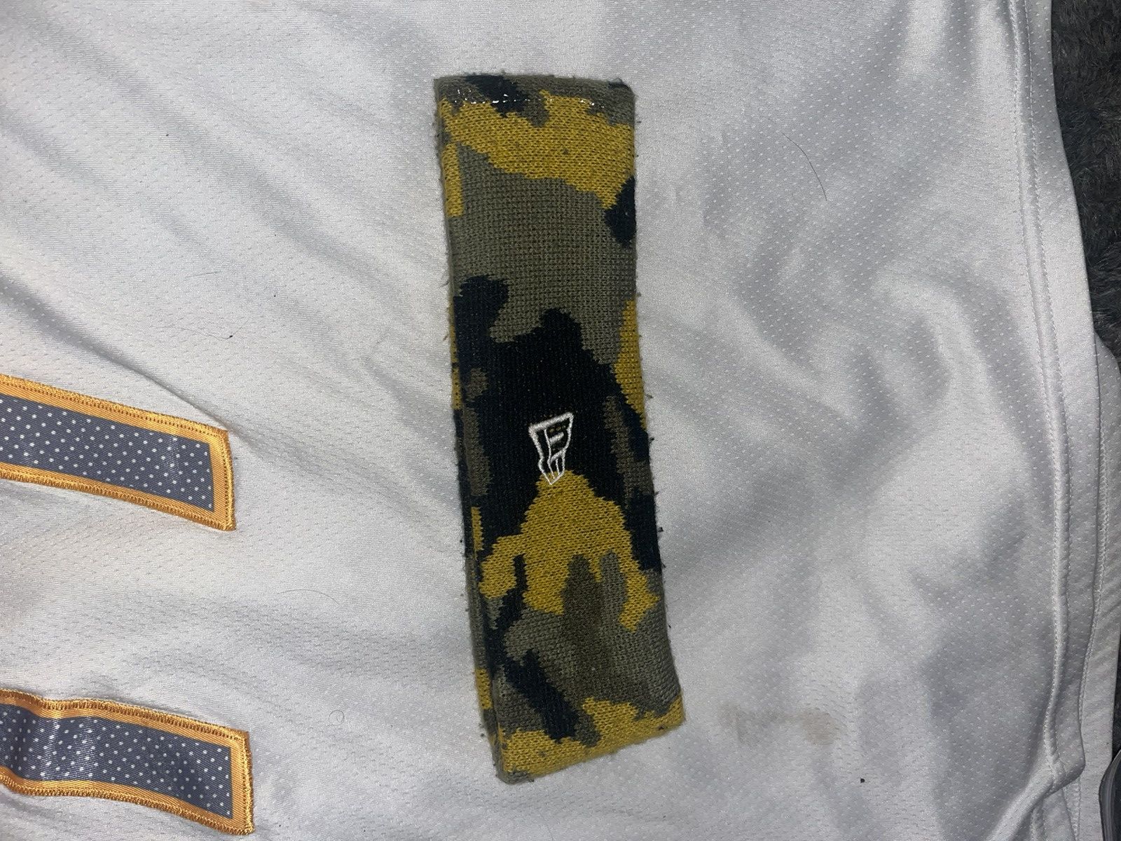 Supreme Supreme x New Era Yellow Camouflage Headband Size ONE SIZE - 4 Thumbnail