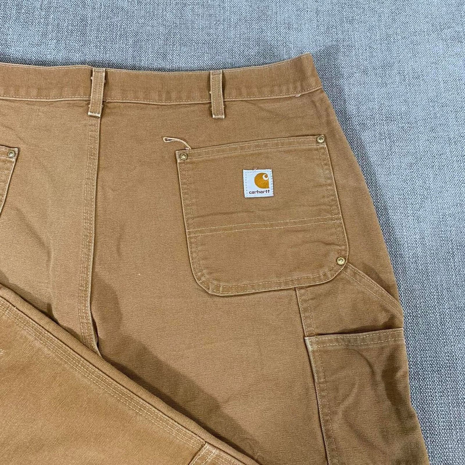 Carhartt Carhartt brown double knee pants Size US 40 / EU 56 - 2 Thumbnail