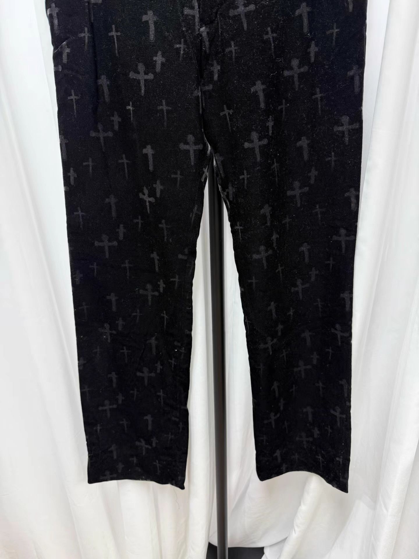 Undercover UNDERCOVER Witch Period Cross Velvet Trousers K20 Size US 31 - 3 Thumbnail
