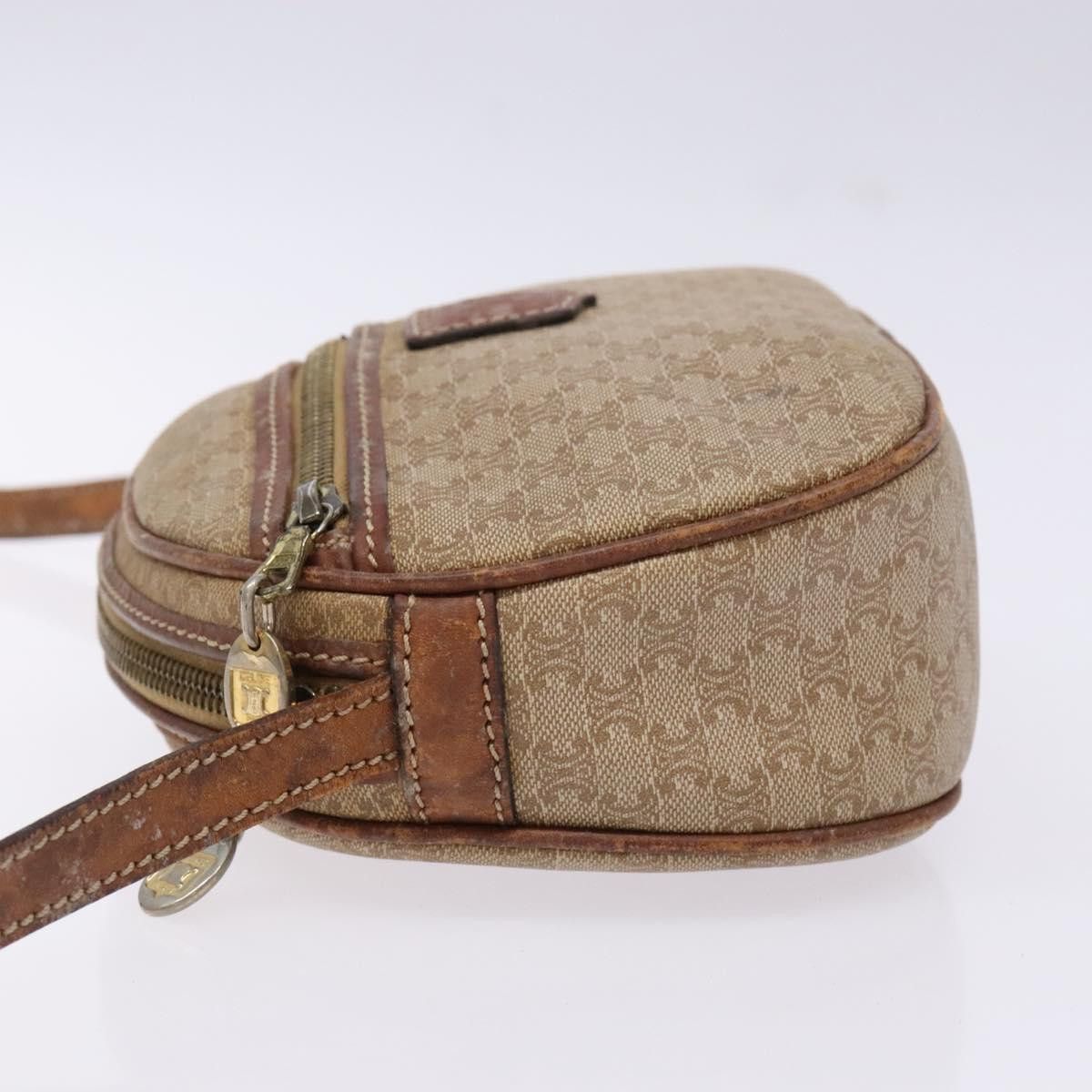 Celine CELINE Macadam Canvas Shoulder Bag Pvc Beige Gold Size ONE SIZE - 5 Thumbnail