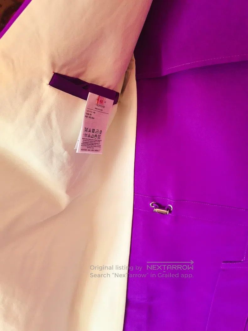 Valentino Valentino Purple blazer Size S / US 4 / IT 40 - 5 Thumbnail