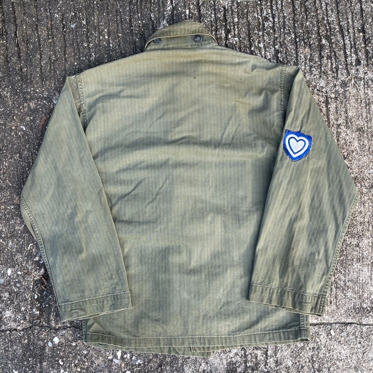 Vintage Vintage WW2 Hbt Military Army Jacket Size US S / EU 44-46 / 1 - 12 Thumbnail