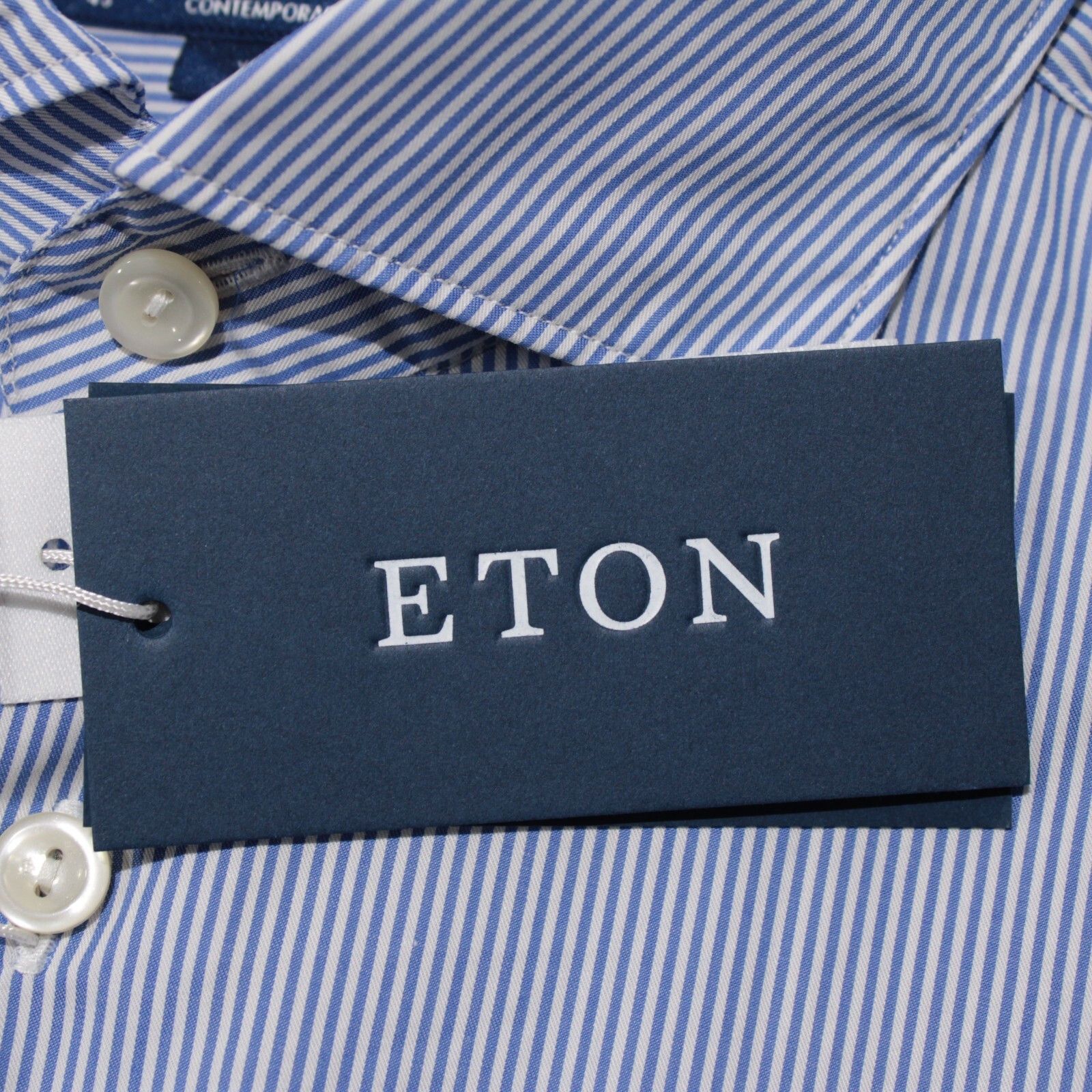 Eton Eton New with tags Shirt Size XL US In Blue Size US XL / EU 56 / 4 - 2 Thumbnail