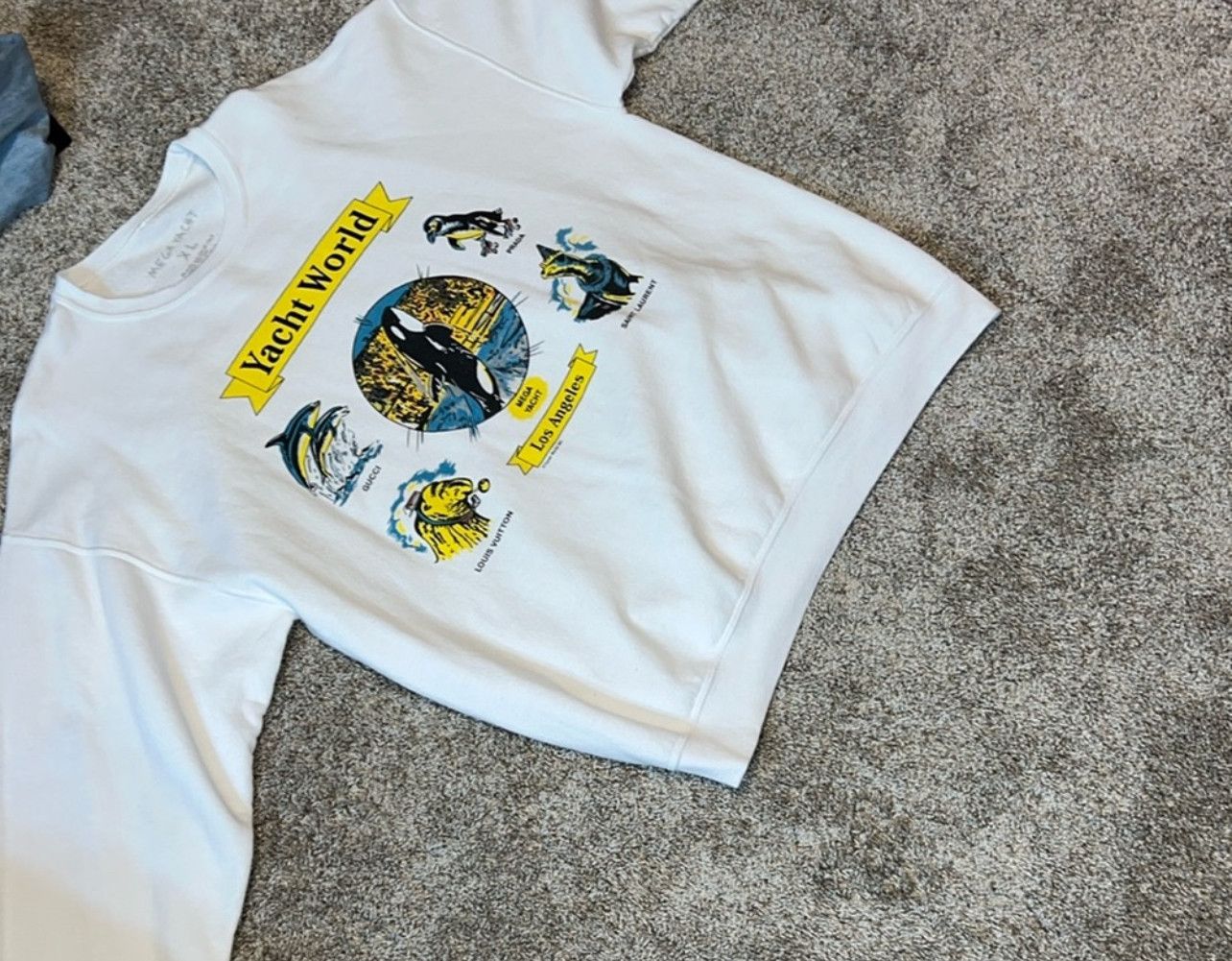 Mega Yacht Yacht World White Los Angeles SweatShirt Size US XL / EU 56 / 4 - 6 Thumbnail
