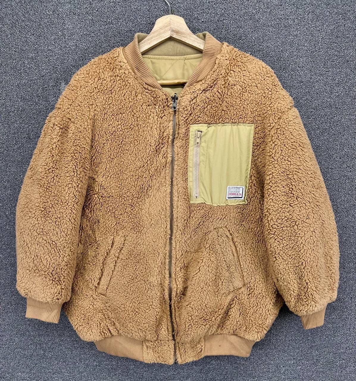 Japanese Brand Vintage Rodeo Crown Spellout Rare Reversible Hooded Jacket Size US L / EU 52-54 / 3 - 9 Thumbnail