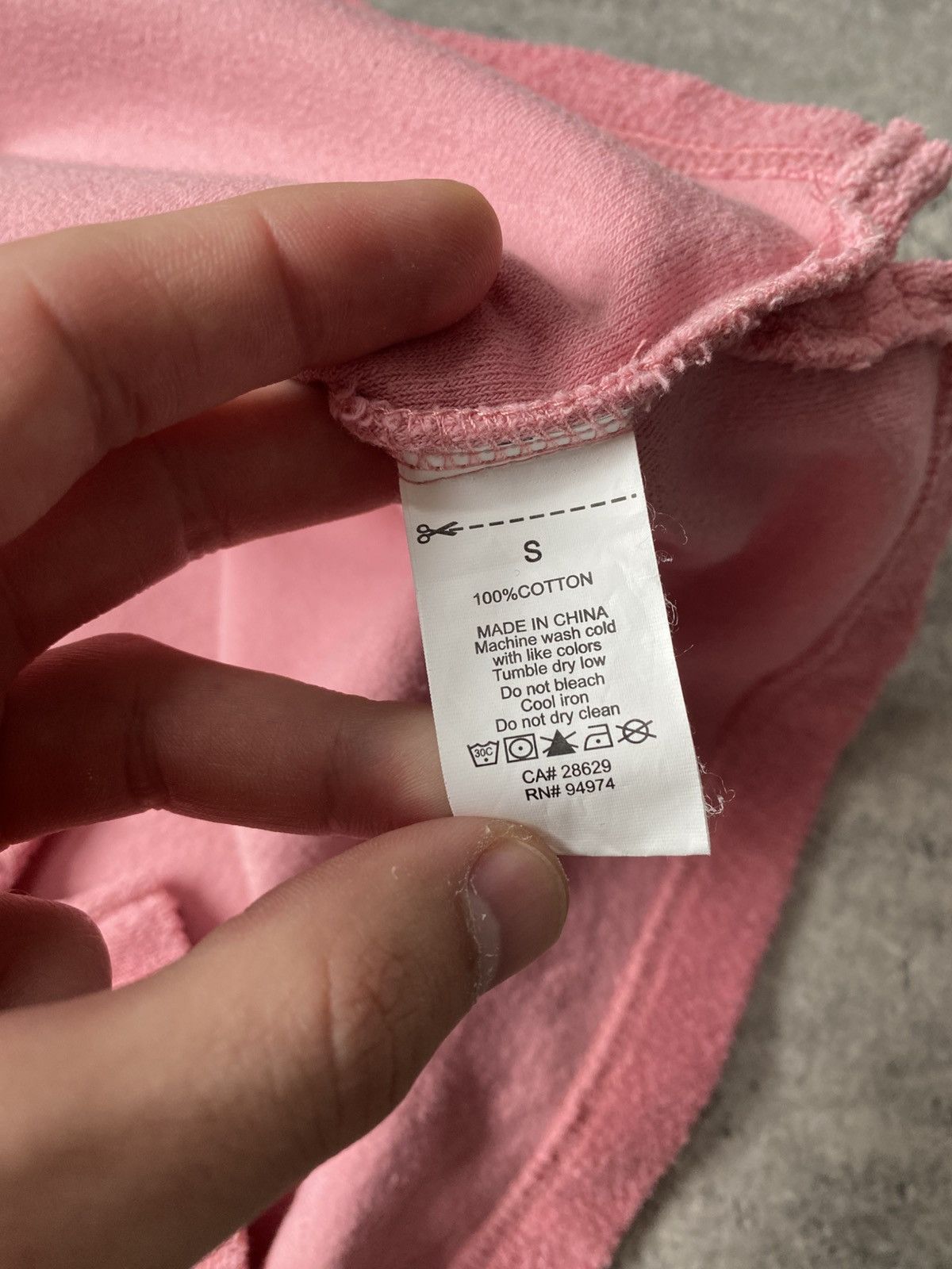Stussy Stussy Towel Pink Zip Up Polo Tee T-Shirt Size US M / EU 48-50 / 2 - 7 Thumbnail