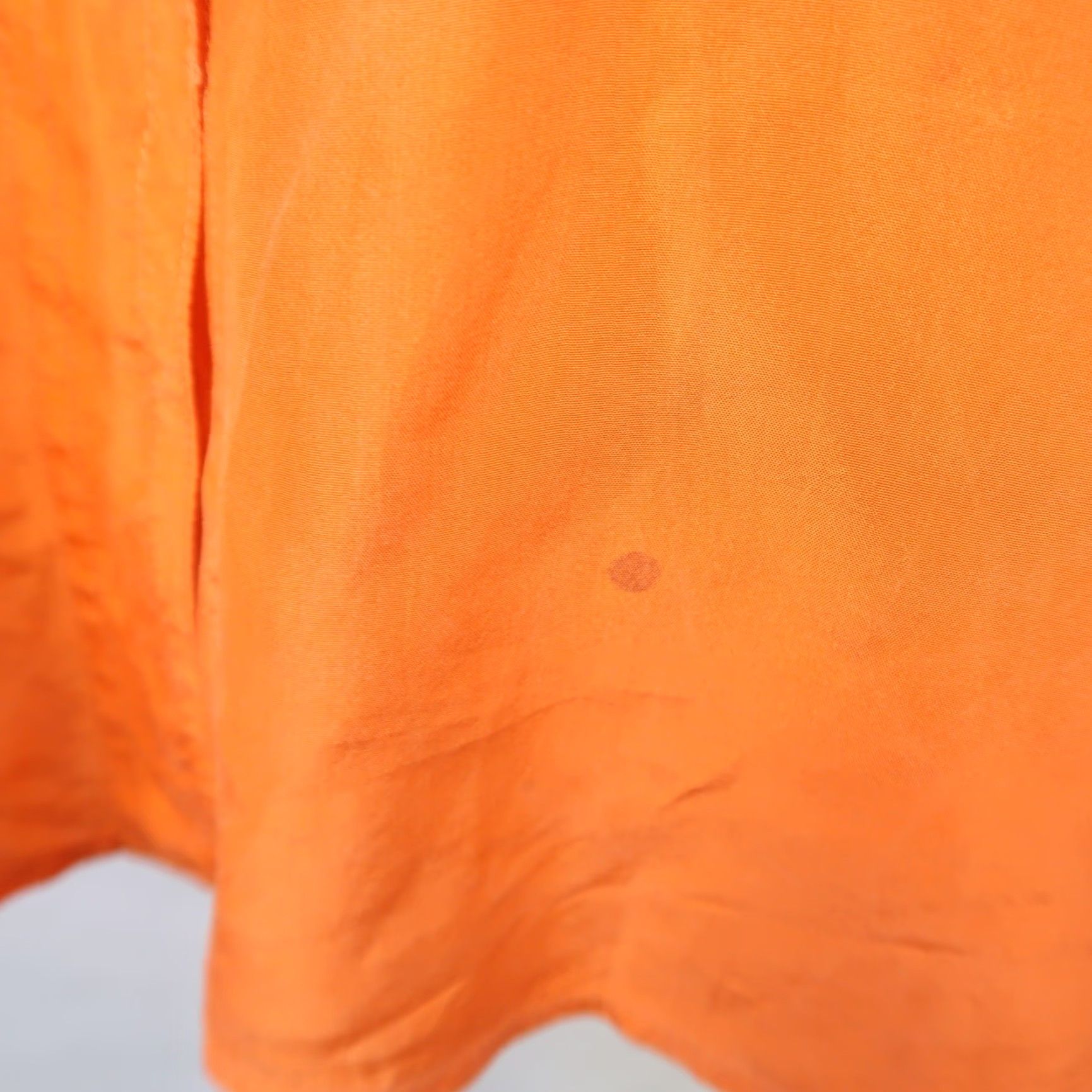 Vintage VINTAGE 90s Silken Touch Orange Silk Short Sleeve Button Down Blouse Top L Womens Blouse Silk Solid Spring Summer 90s Mens? Size L / US 10 / IT 46 - 6 Thumbnail