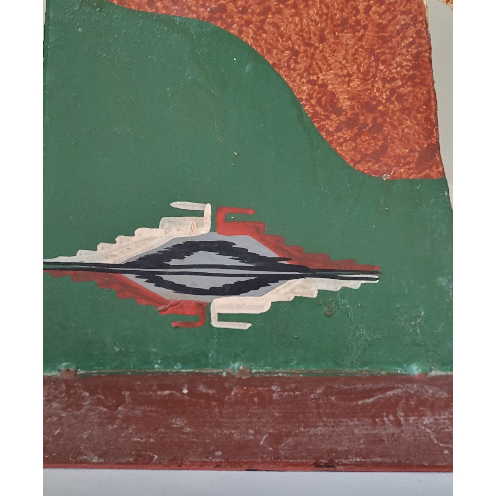 Other Native American Steel Hand Painted Farm Lake Cabin Mountain Size ONE SIZE - 3 Thumbnail