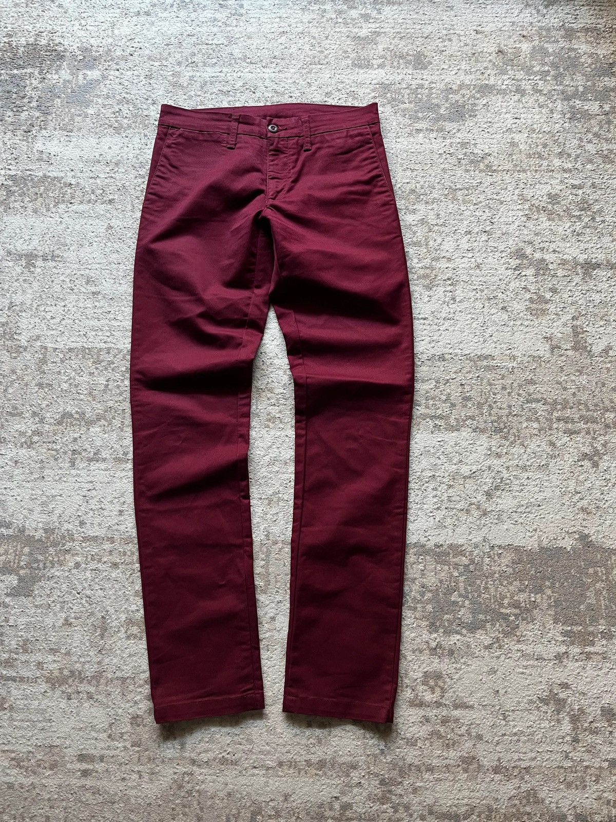 Carhartt Carhartt 2015 Chinos Pants Burgundy Deadstock Sz W 29 x L 32 Size 32" / US 10 / IT 46 - 10 Thumbnail