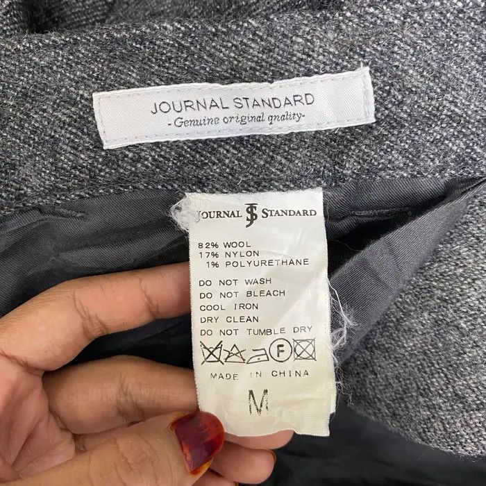 Journal Standard JOURNAL STANDARD JAPAN Grey Casual Pant Trouser Minimalist Size US 32 / EU 48 - 6 Thumbnail