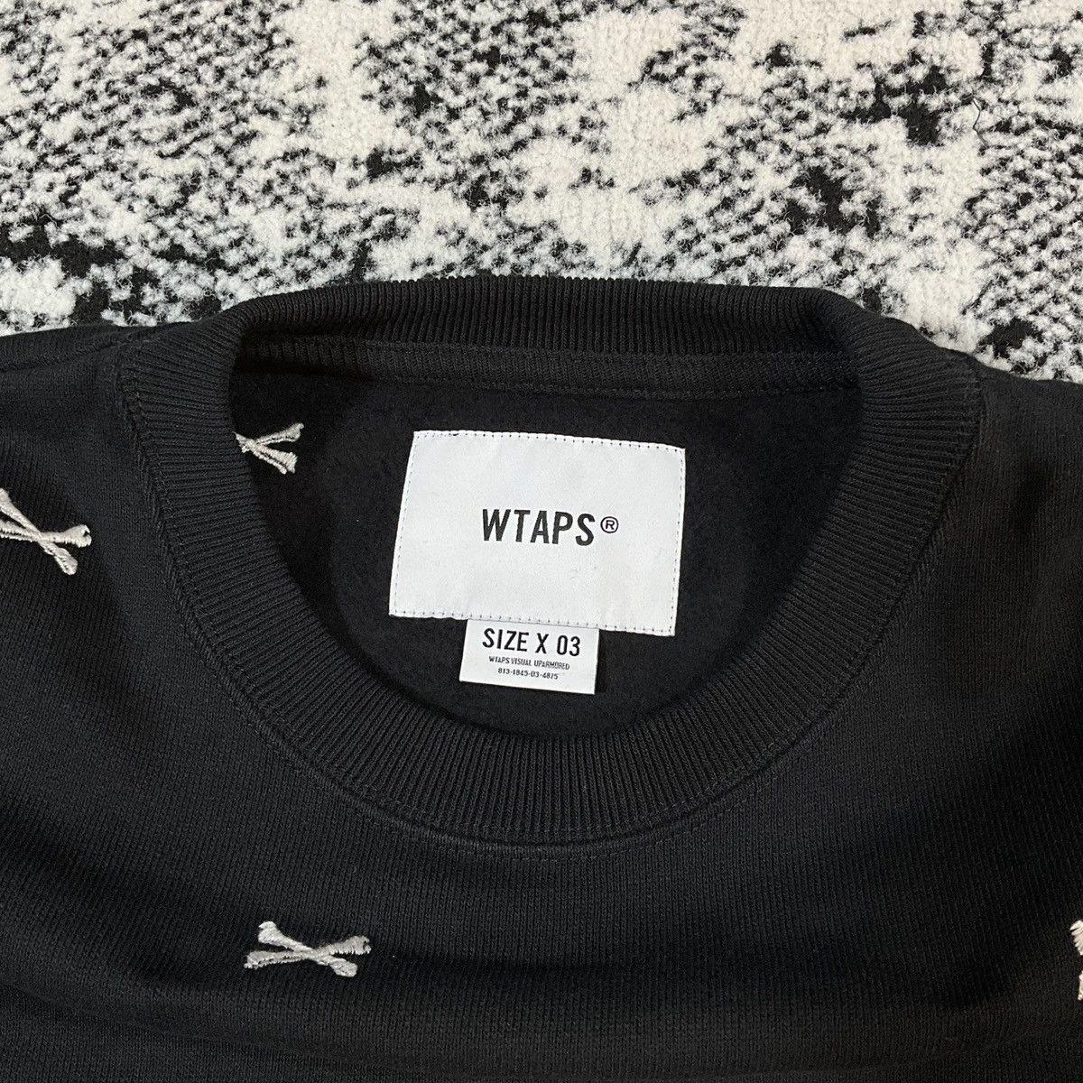 Wtaps WTAPS ACNE BONES CREWNECK Size US L / EU 52-54 / 3 - 3 Thumbnail