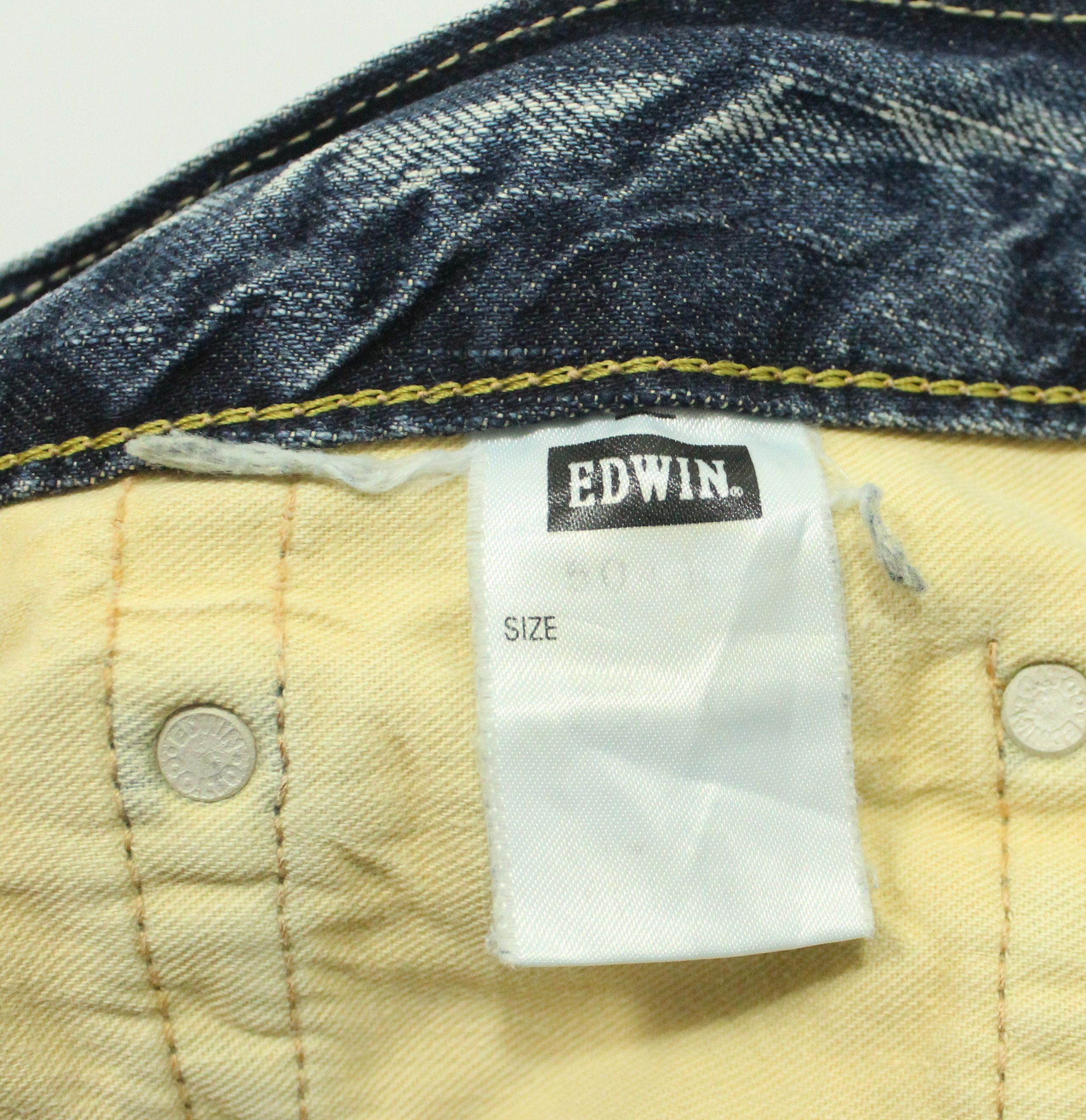 Edwin EDWIN Denim Distressed Grunge Ripped Jeans Kurt Cobain Size US 31 - 15 Thumbnail