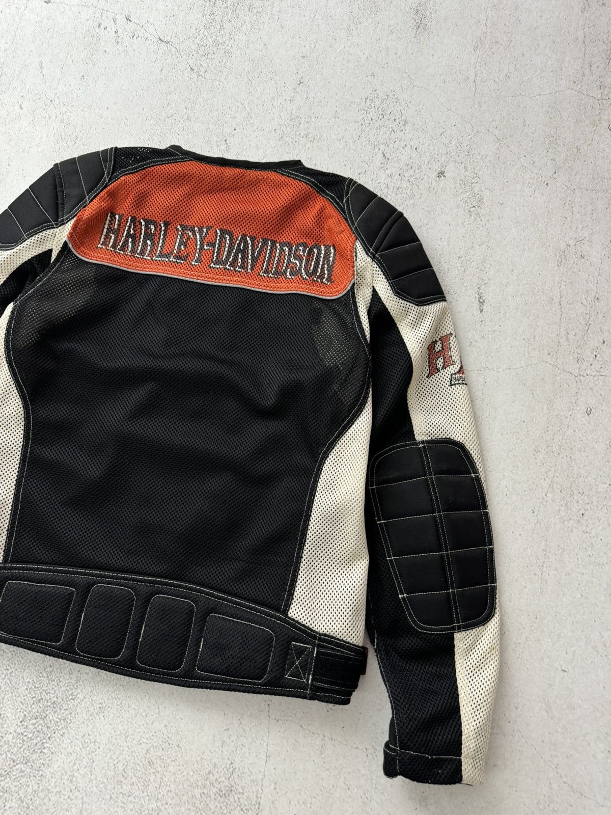 Harley Davidson × Marlboro Harley Davidson HD Vintage Riding Gear Bike Bomber Jacket Size US L / EU 52-54 / 3 - 11 Thumbnail
