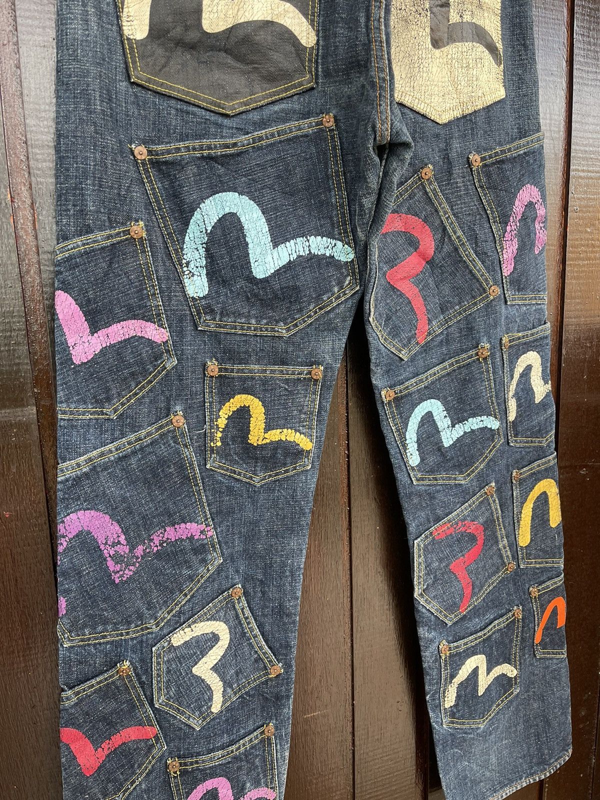 Evisu Vintage evisu Multi pocket Denime selvedge jeans Size US 32 / EU 48 - 8 Thumbnail