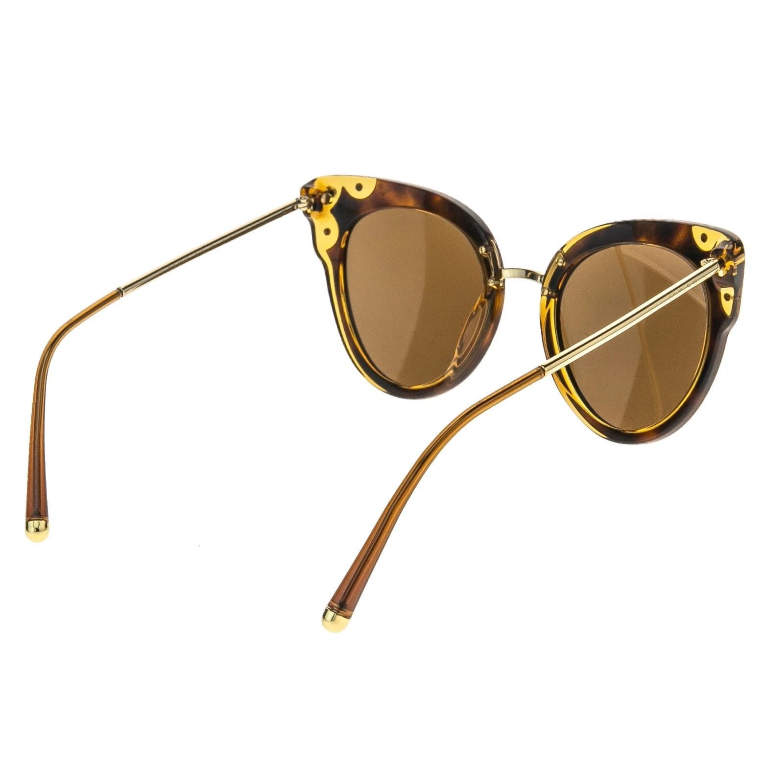 Dolce & Gabbana DOLCE & GABBANA DG4340 LUCIA DG 4340 Brown Havana Sunglasses Size ONE SIZE - 8 Thumbnail