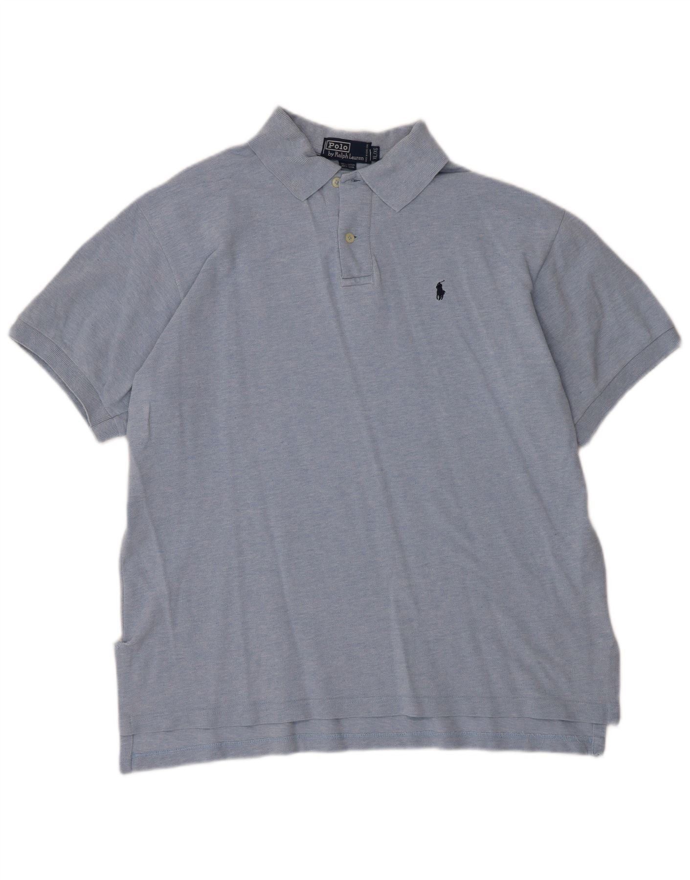 Polo Ralph Lauren Mens Polo Shirt XL Blue Cotton Size US XXL / EU 58 / 5 - 1 Thumbnail