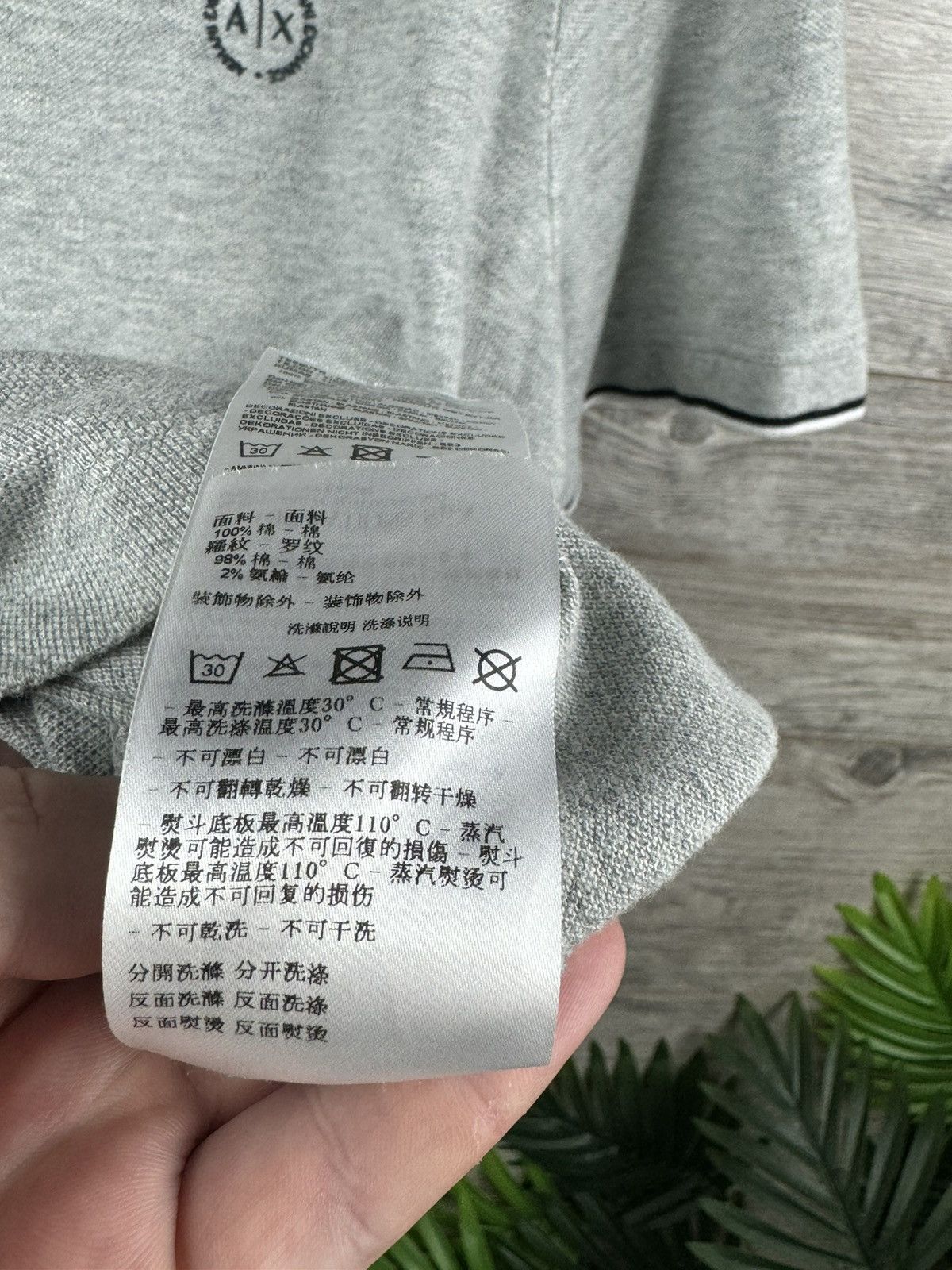 Armani Exchange × Designer Armani Exchange Polo Shirt Tee Luxury Size L Size US L / EU 52-54 / 3 - 7 Thumbnail
