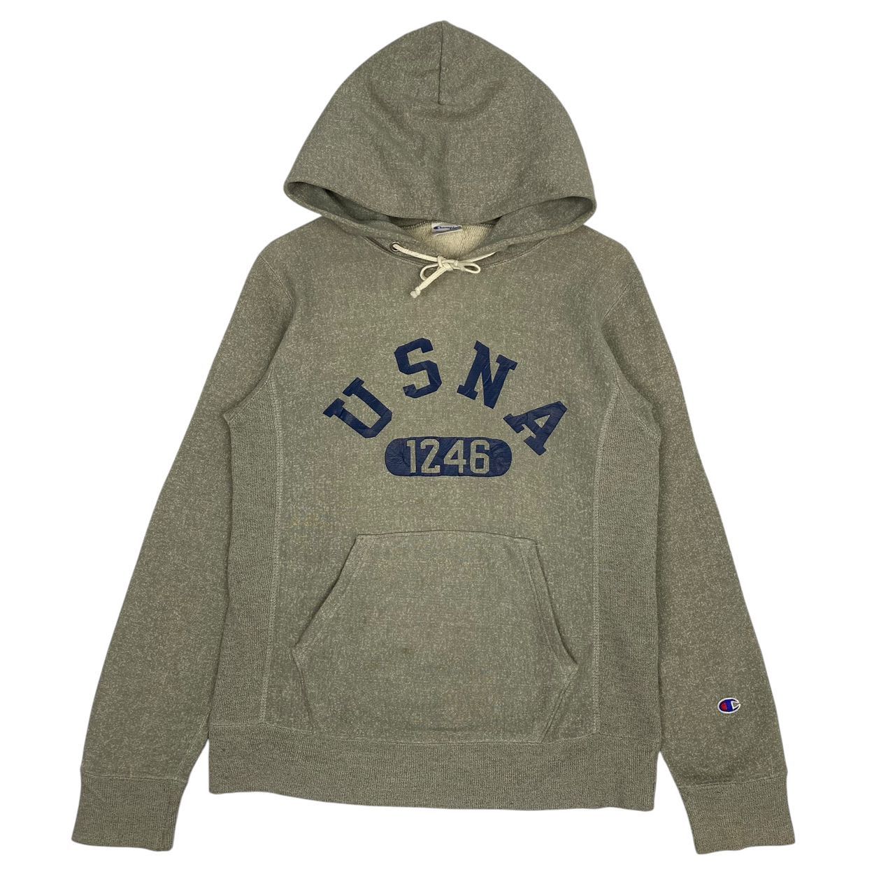 Champion Vintage 90s Champion Reverse Weave USNA Hoodie Military Size US S / EU 44-46 / 1 - 1 Thumbnail