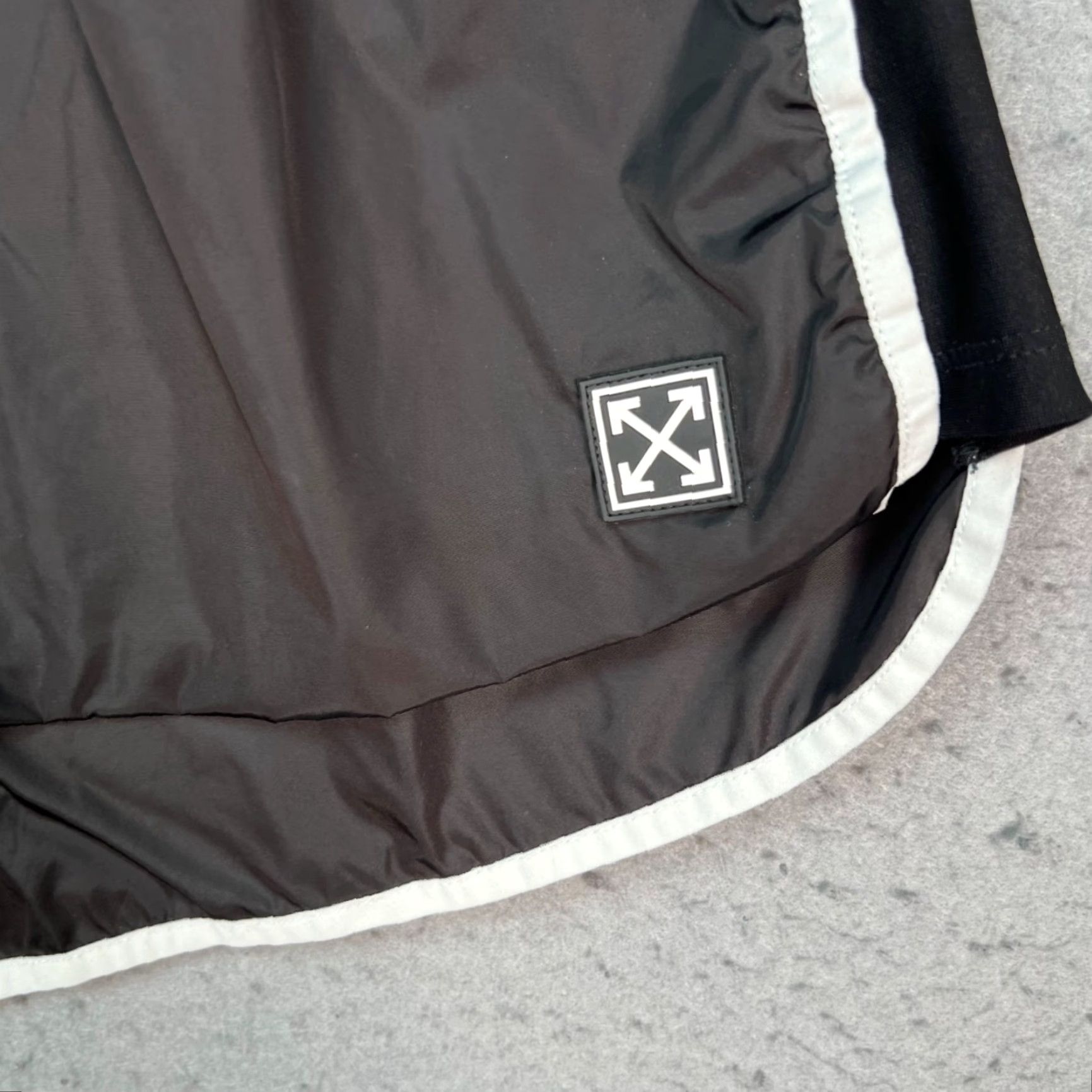 Off-White Off-White Main Label Womens Size Medium Black Athletic Shorts Drawstring Waist Size 32" / US 10 / IT 46 - 5 Thumbnail