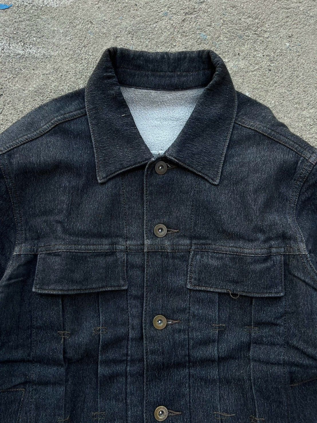 PPFM Rare* Vintage PPFM Sweat Denim Jacket Size US S / EU 44-46 / 1 - 3 Thumbnail