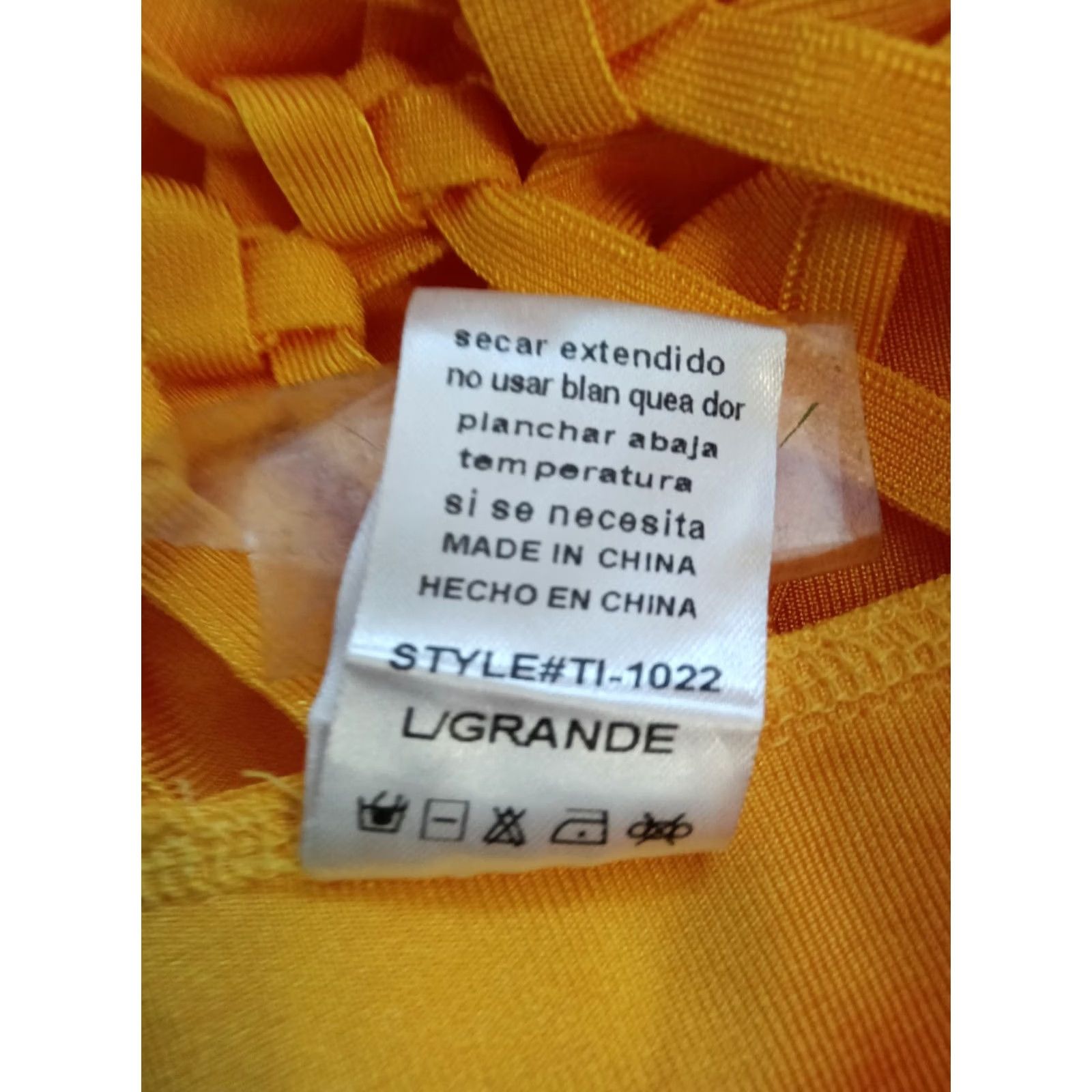 Vintage Codigo One Piece Swimsuit L Yellow One Piece Women Strappy Open Back Tank Top Pattern: Solid Beach Adjustable Strap Mens Womens Girls Boys Size L / US 10 / IT 46 - 5 Thumbnail