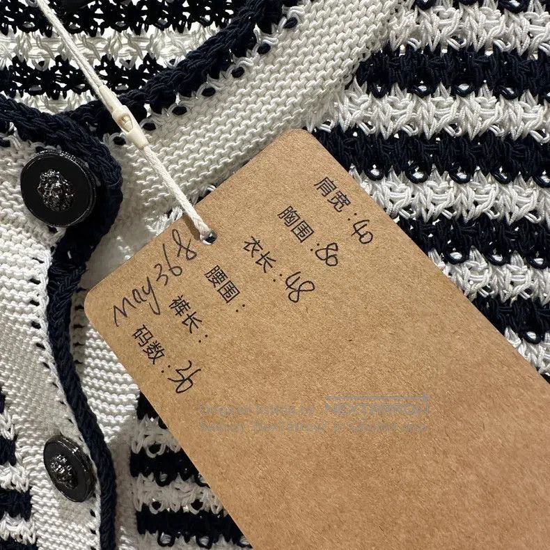 Chanel Chanel 22p black and white woven vest cardigan coat Size XS / US 0-2 / IT 36-38 - 5 Thumbnail