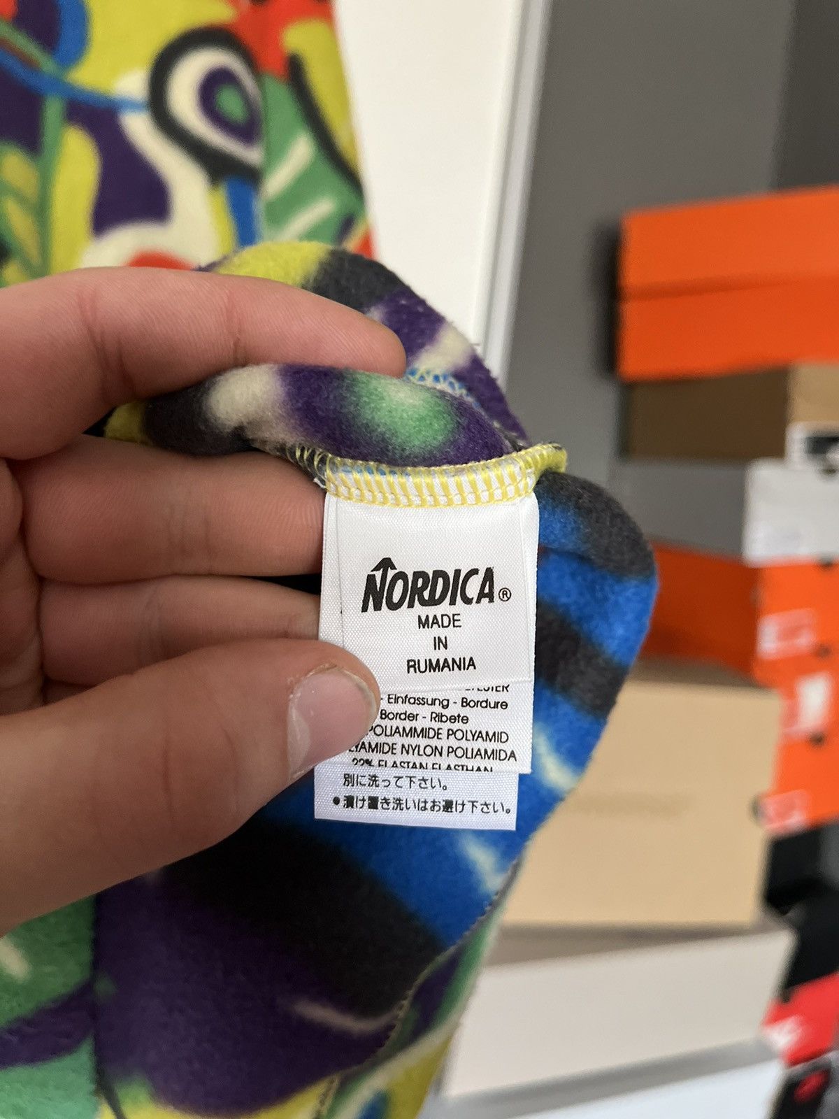 Japanese Brand × Vintage Vintage 90’s Abstract Polar Jacket Nordica Made In EU Unique Size US L / EU 52-54 / 3 - 11 Thumbnail