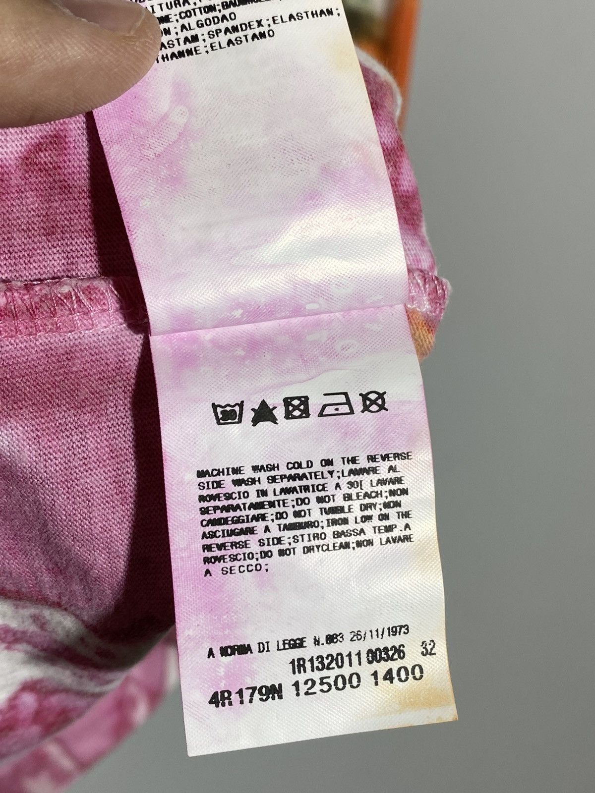 John Galliano John Galliano Newspaper Gazette Tie Dye T-shirt Size US XL / EU 56 / 4 - 14 Thumbnail