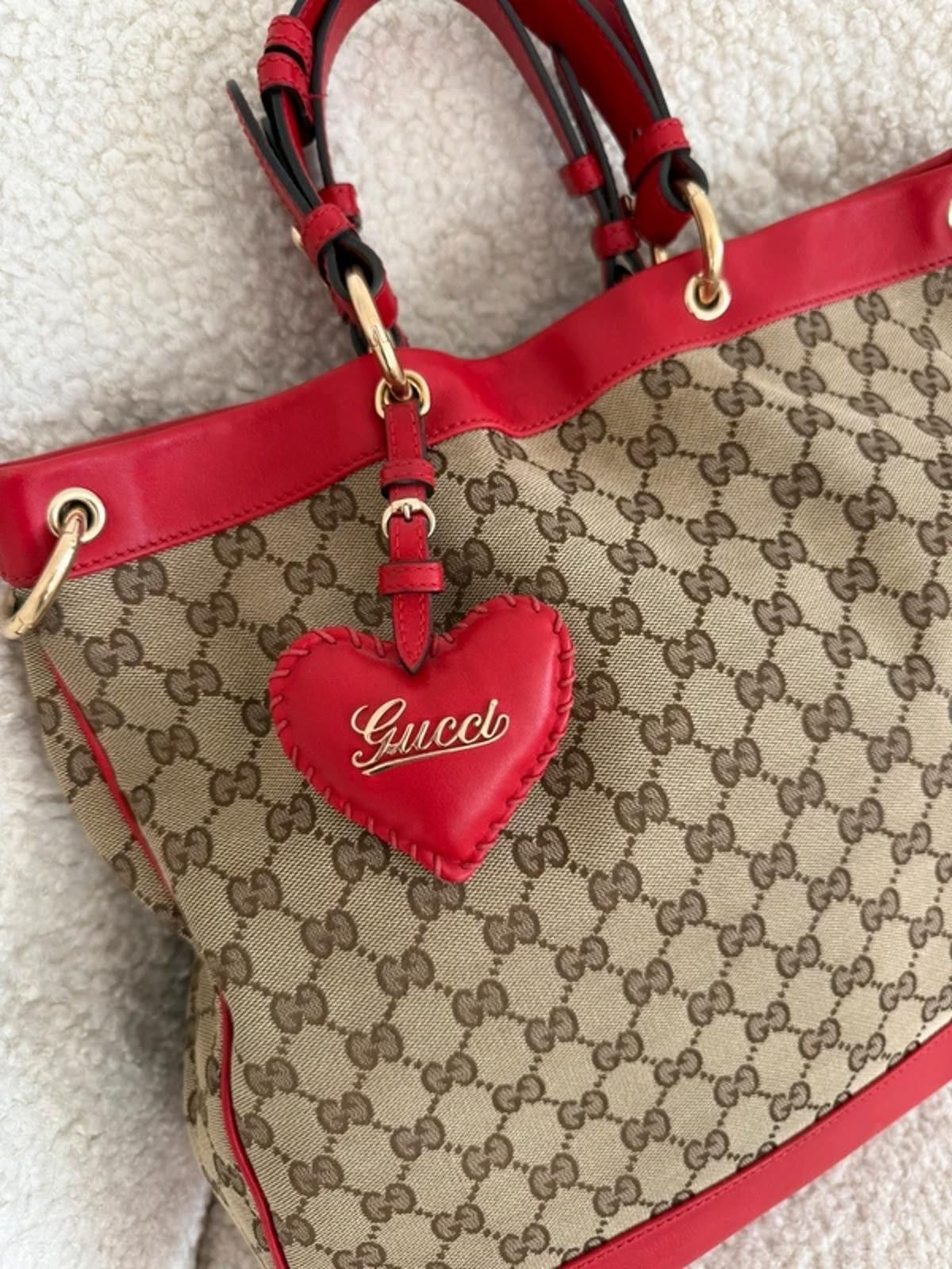 Gucci Gucci GG canvas Valentine top handle bag Size ONE SIZE - 2 Thumbnail