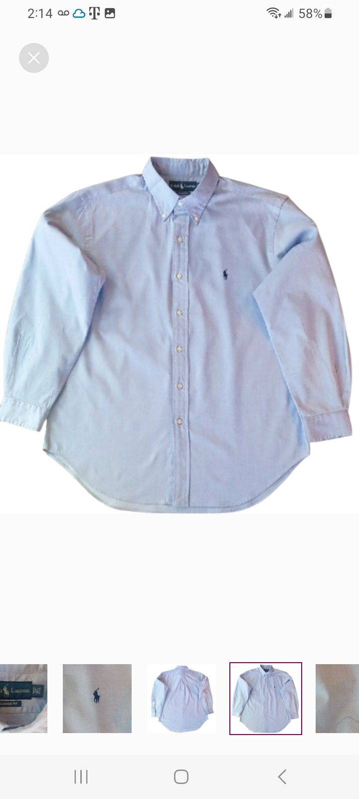 Ralph Lauren Ralph Lauren Classic-Fit Long-Sleeve Shirt Size US L / EU 52-54 / 3 - 6 Thumbnail