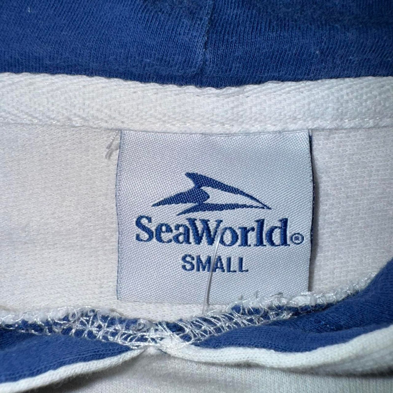Vintage Small - Vintage y2k femme seaworld womens lightweight hoodie Size S / US 4 / IT 40 - 4 Thumbnail