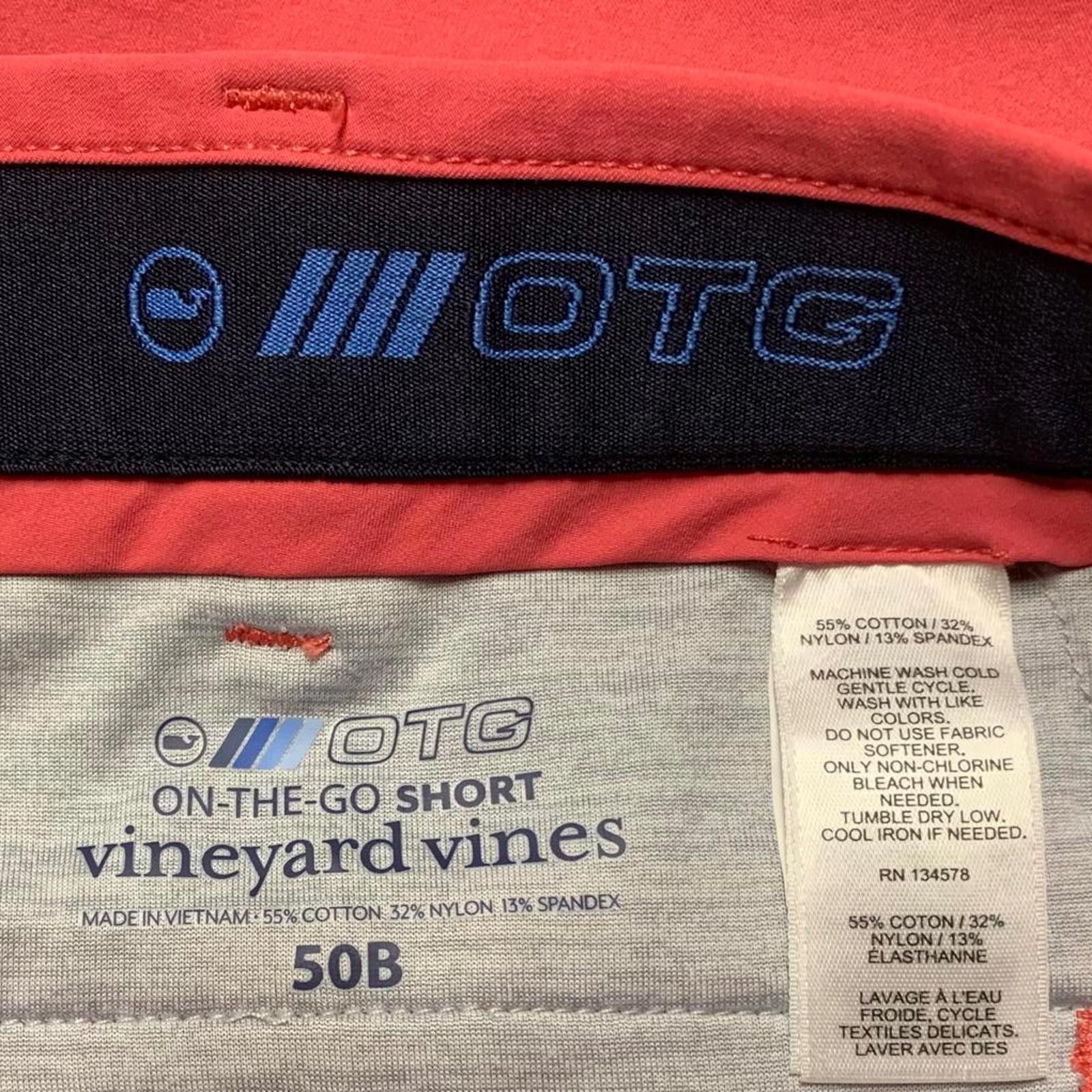 Vineyard Vines Vineyard Vines Mens OTG Pants Sz 50B Shorts in Coral Red W49 Size US 44 / EU 60 - 9 Thumbnail