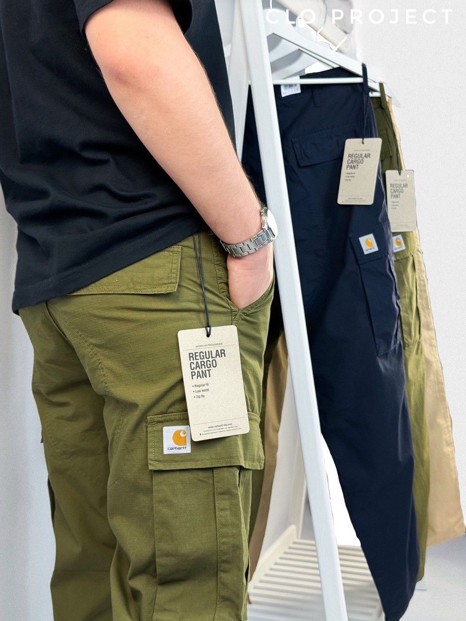 Carhartt Carhartt Regular Cargo Green Pants Size US 32 / EU 48 - 1 Thumbnail