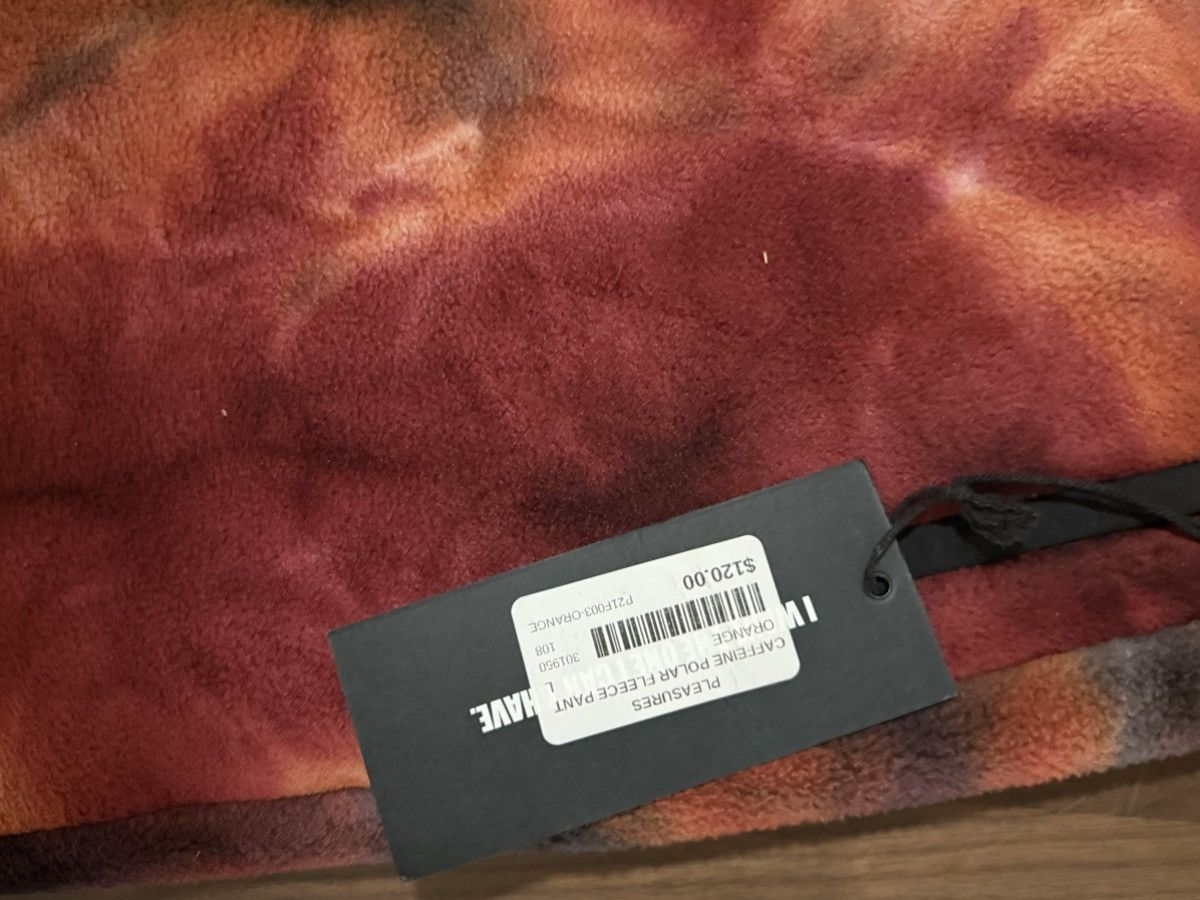 Pleasures Pleasures Now Caffeine Polar FLEECE JOGGER Orange Size Large Size US 34 / EU 50 - 4 Thumbnail