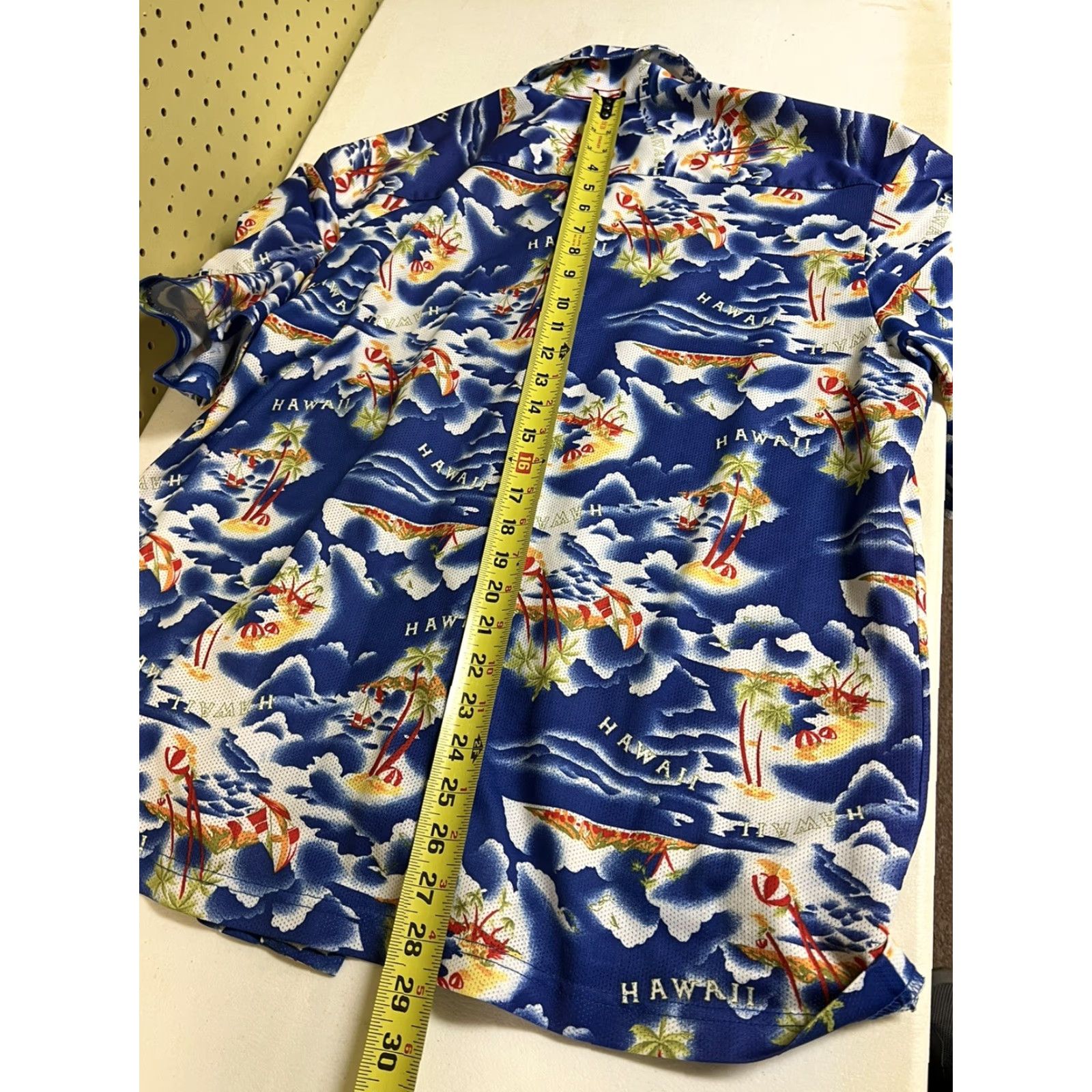 Vintage Vector Motorcycle Shirt Mens Large Button-Front Floral Short Sleeve Hawaiian Shirt Size US L / EU 52-54 / 3 - 6 Thumbnail