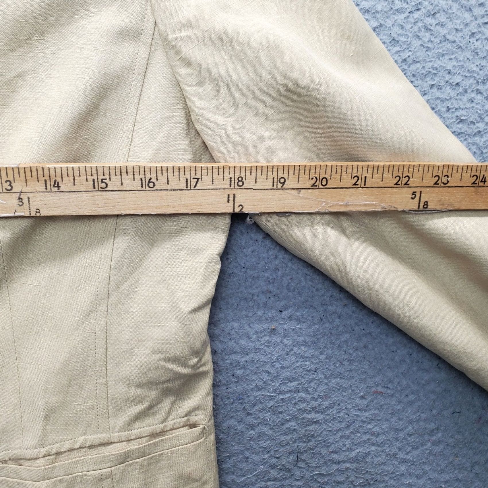 Talbots Talbots Jacket Womens 8P Brown Blazer Lined Silk Linen Single Breasted Business Size M / US 6-8 / IT 42-44 - 3 Thumbnail