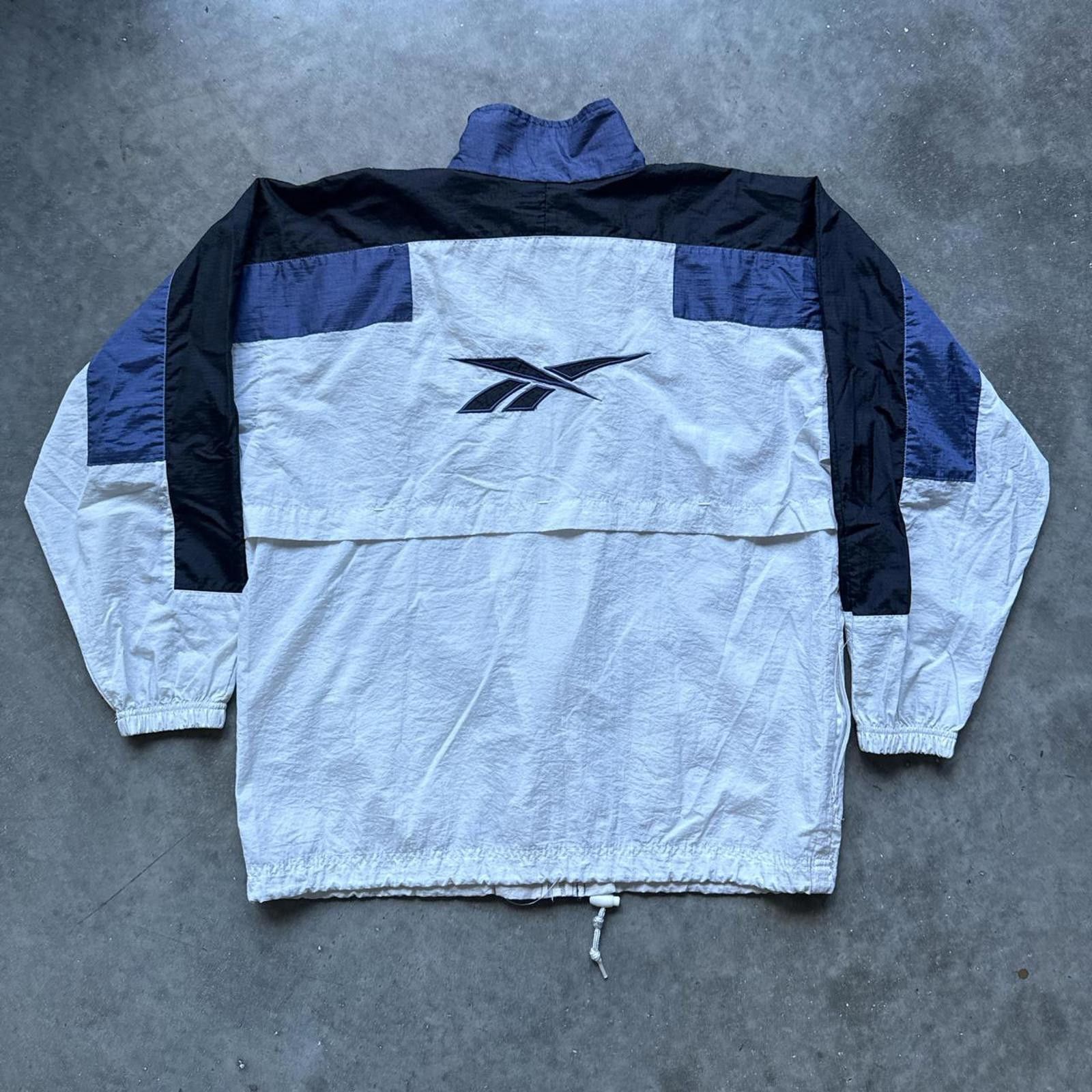 Reebok Reebok Windbreaker Mesh Full Zip Up Jacket Adjustable Waist Size US M / EU 48-50 / 2 - 2 Thumbnail