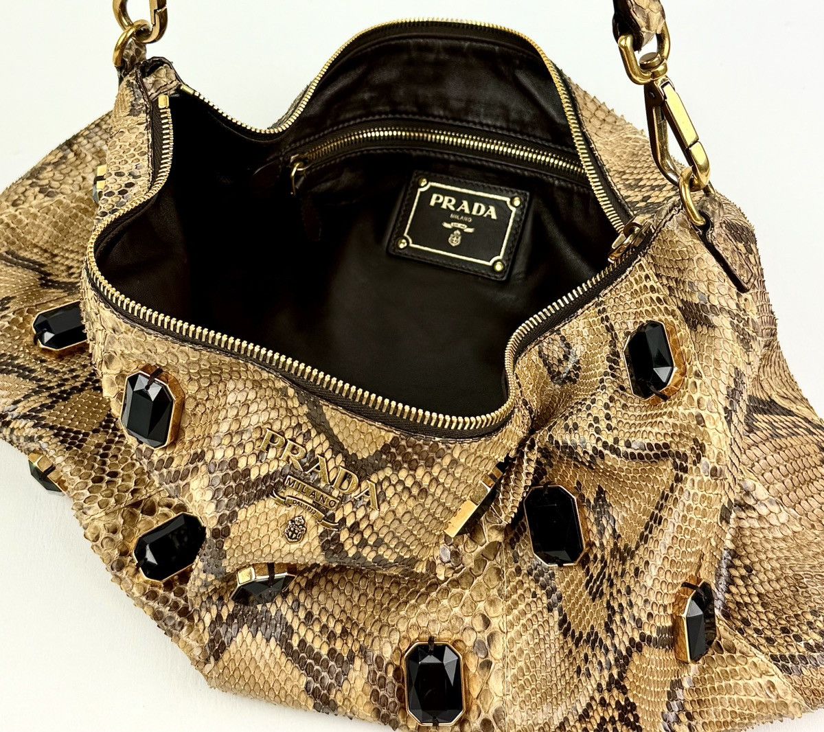 Prada Prada - Miuccia - SS/09 - Real - Python - Jeweled Bag Size ONE SIZE - 10 Thumbnail