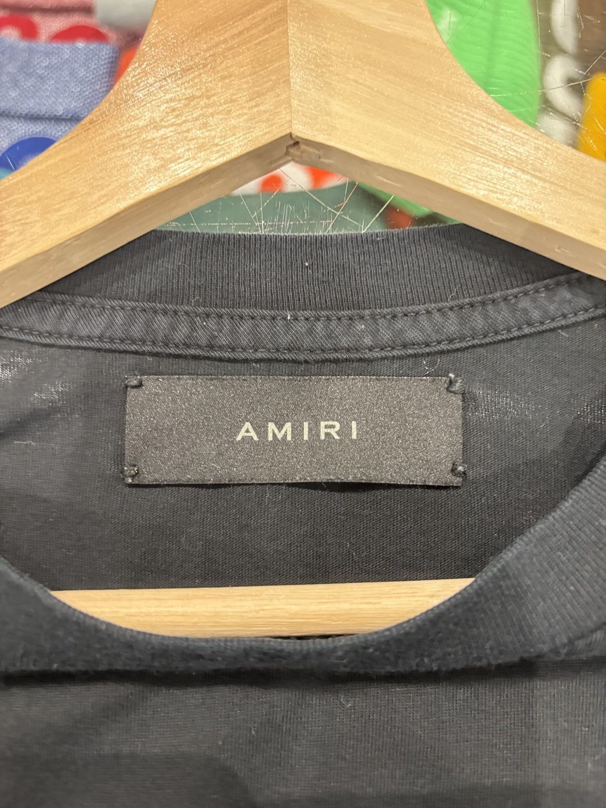 Amiri Amiri Floral Logo Shirt Black Size: M Size US M / EU 48-50 / 2 - 5 Thumbnail