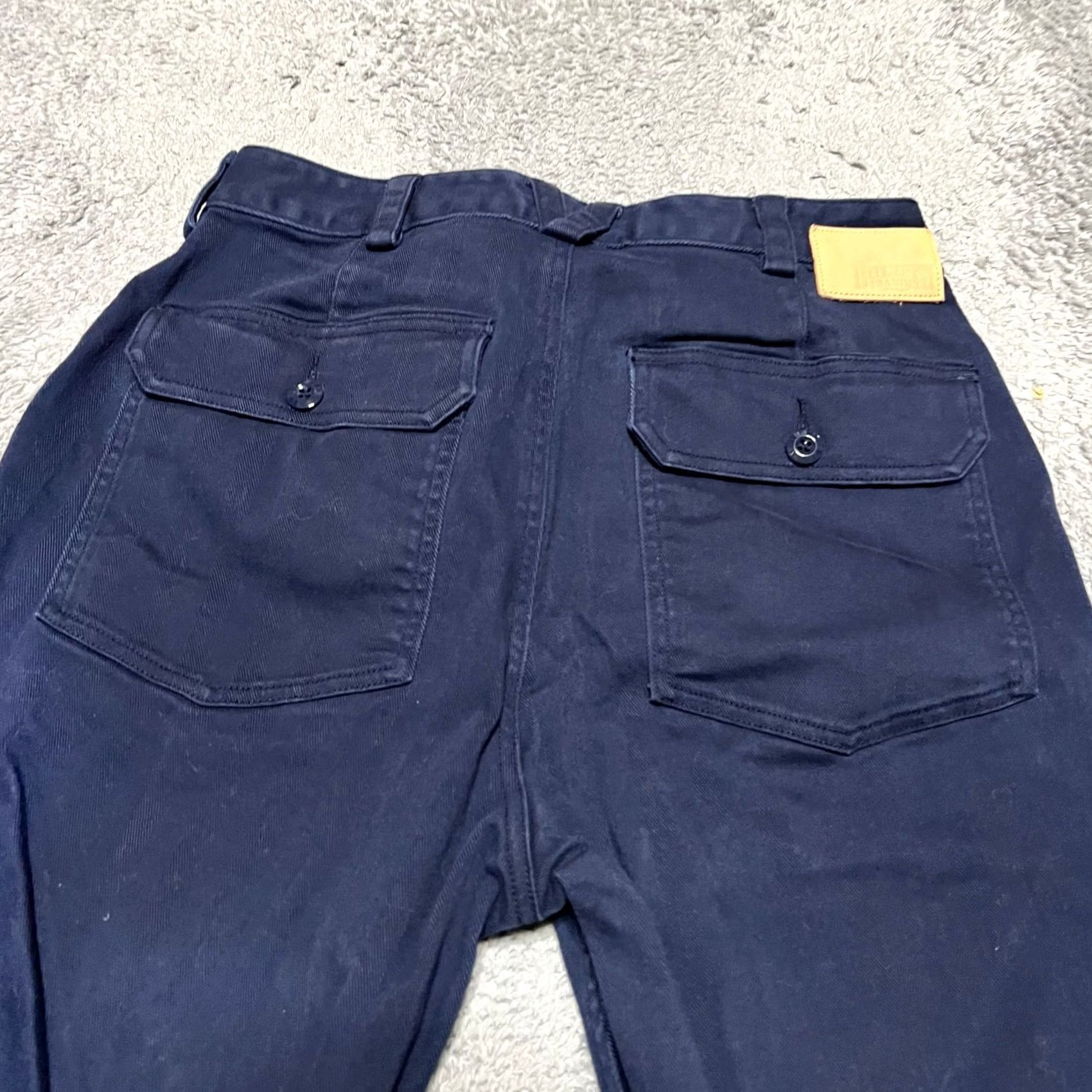 Duluth Trading Company Duluth Pants Womens 12 Reserve Stovepipe Navy Blue Hike Outdoor Crop Chino Regular 33x25.5 Womens Size 34" / US 12 / IT 48 - 4 Thumbnail
