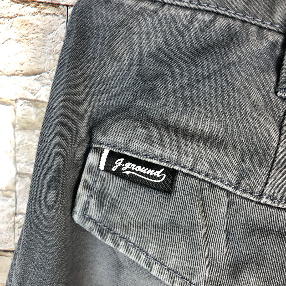 Japanese Brand × Vintage G.Ground faded ripped patchwork Cargo Pants #A993 Size US 29 - 15 Thumbnail