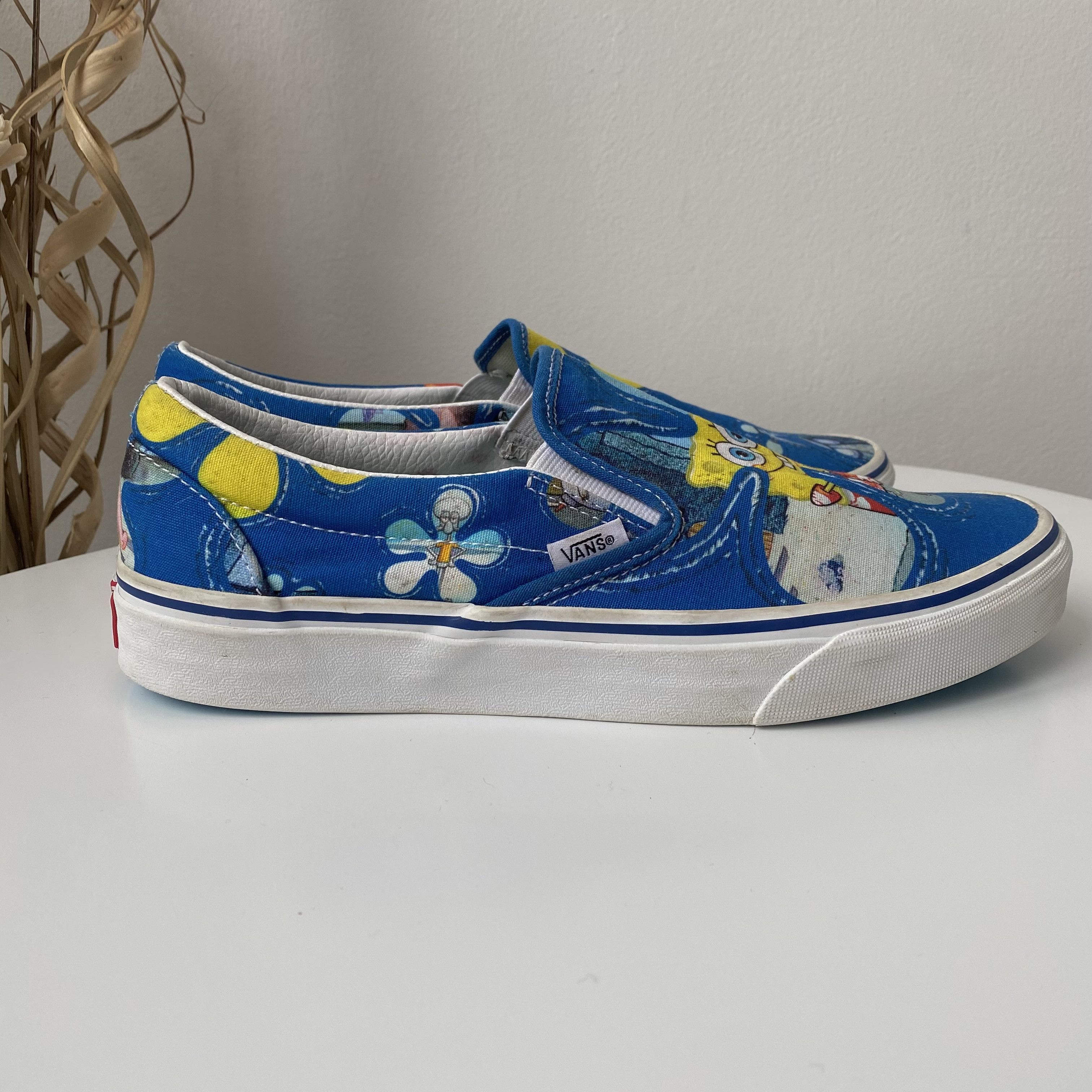 Vans Vans SpongeBob x UA Authentic OG Classic Slip-On Sneakers Size US 9 / EU 42 - 3 Thumbnail