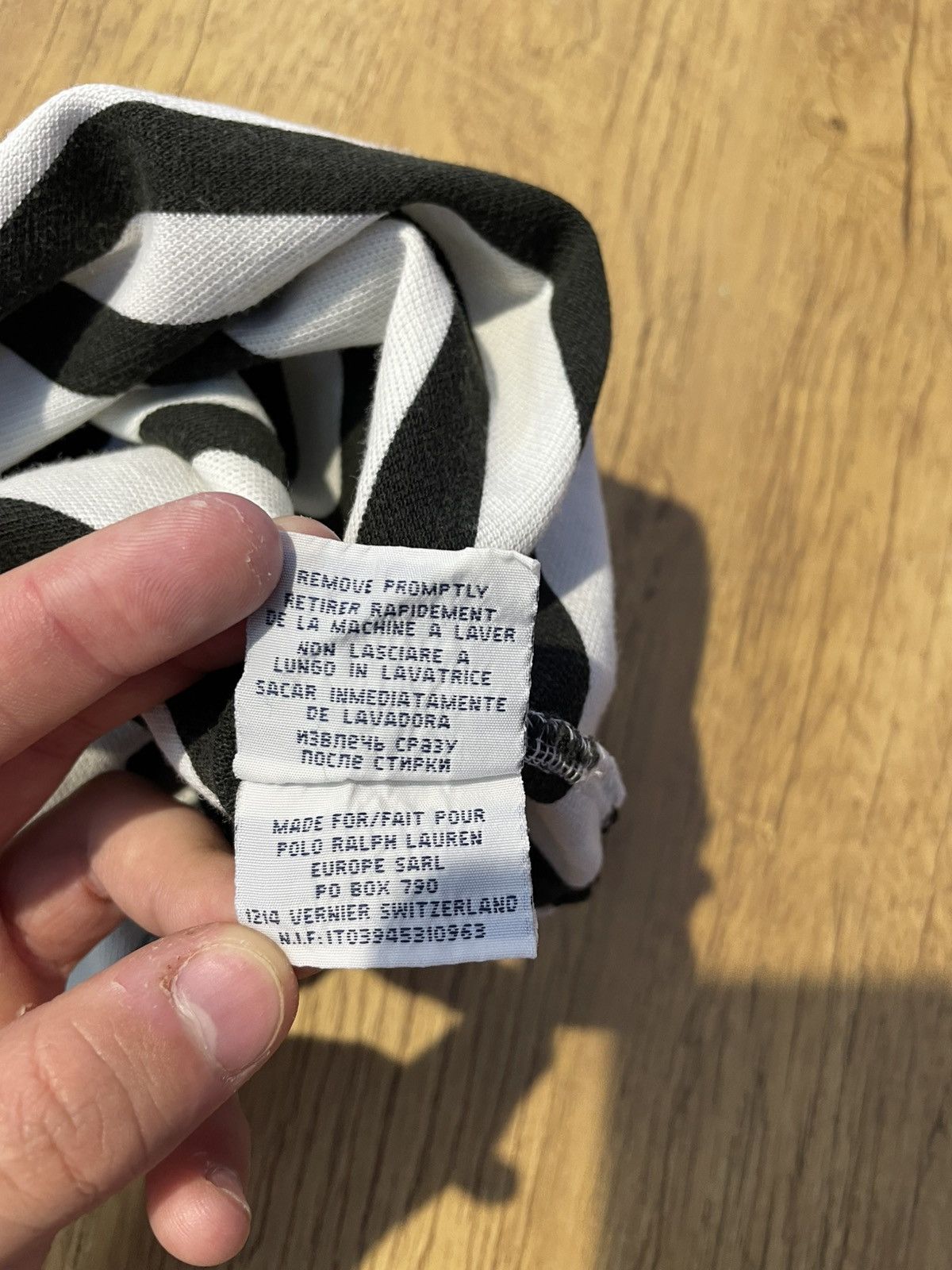 Polo Ralph Lauren Vintage Rare Striped Polo by Polo Ralph Lauren Luxury Style Size US M / EU 48-50 / 2 - 11 Thumbnail