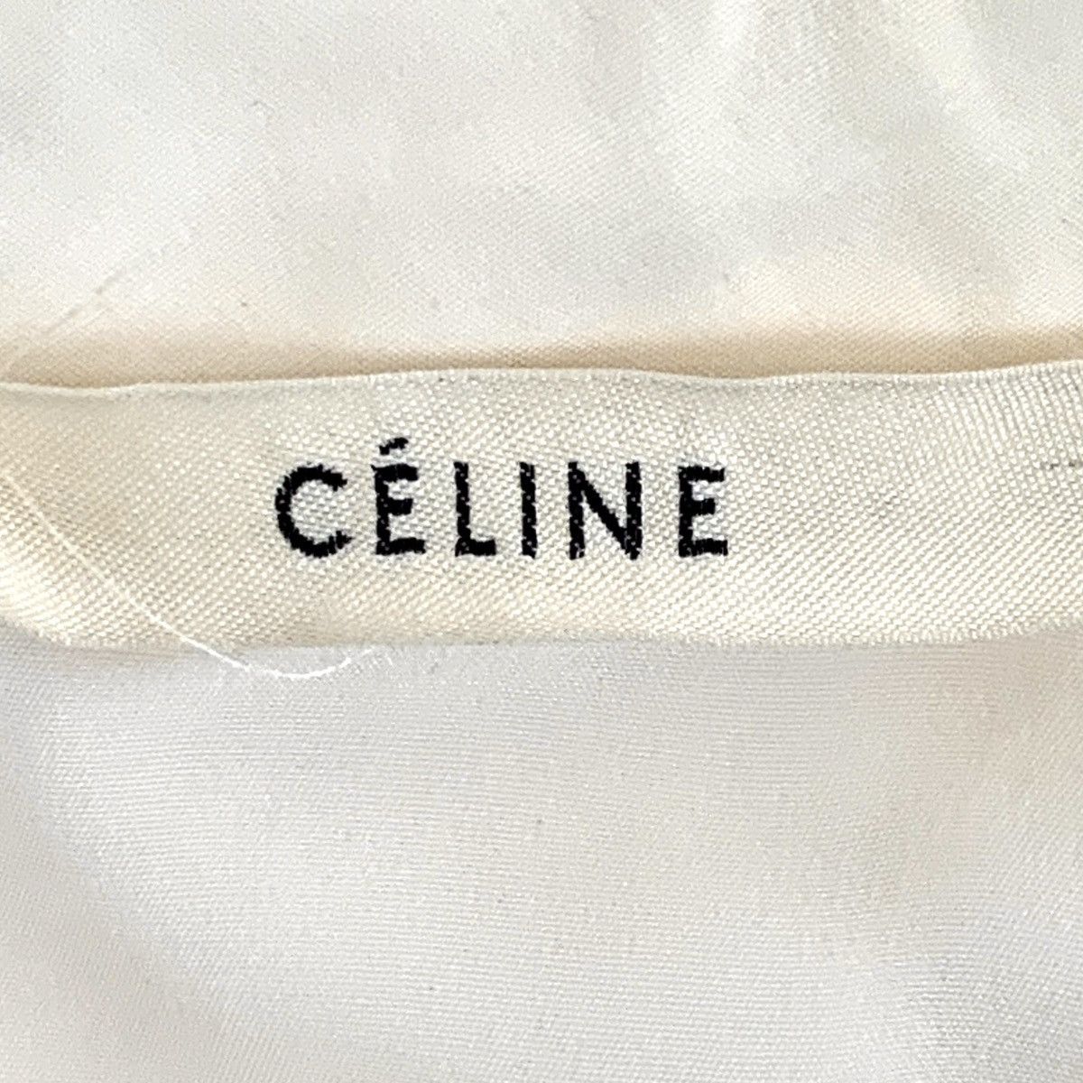 Celine Celine Beige Knot Silk Crew Neck Sleeveless Top K26WX Size L / US 10 / IT 46 - 5 Thumbnail