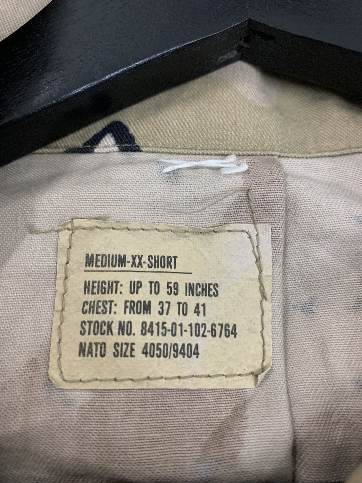 Avirex 80’s US ARMY DESERT CAMO CHOCOLATE CHIP JACKET Size US M / EU 48-50 / 2 - 9 Thumbnail
