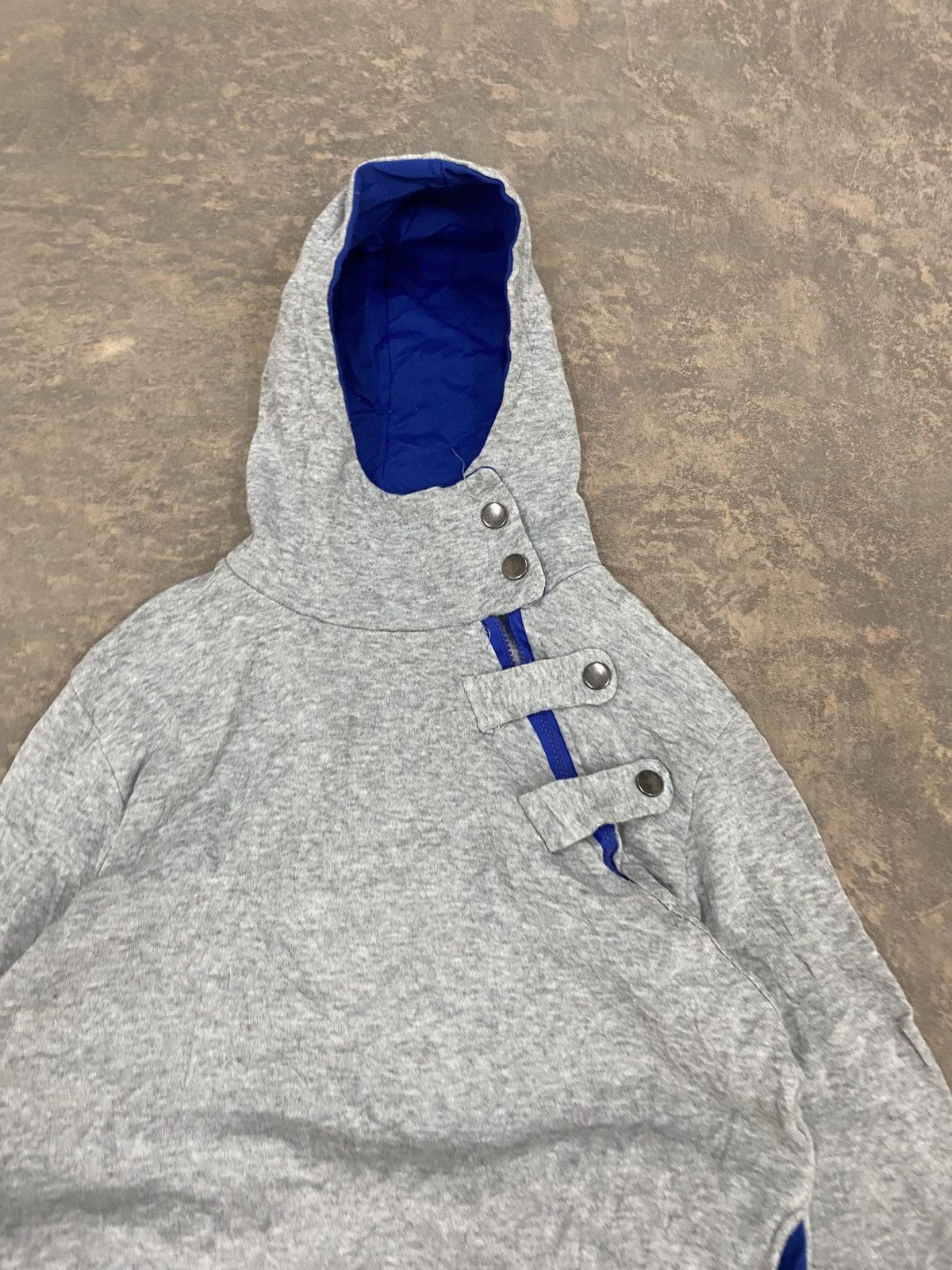 Le Grande Bleu (L.G.B.) 2000s -VSKA Asymmetrical Zipper Hoodie punk grunge lgb Size US S / EU 44-46 / 1 - 9 Thumbnail