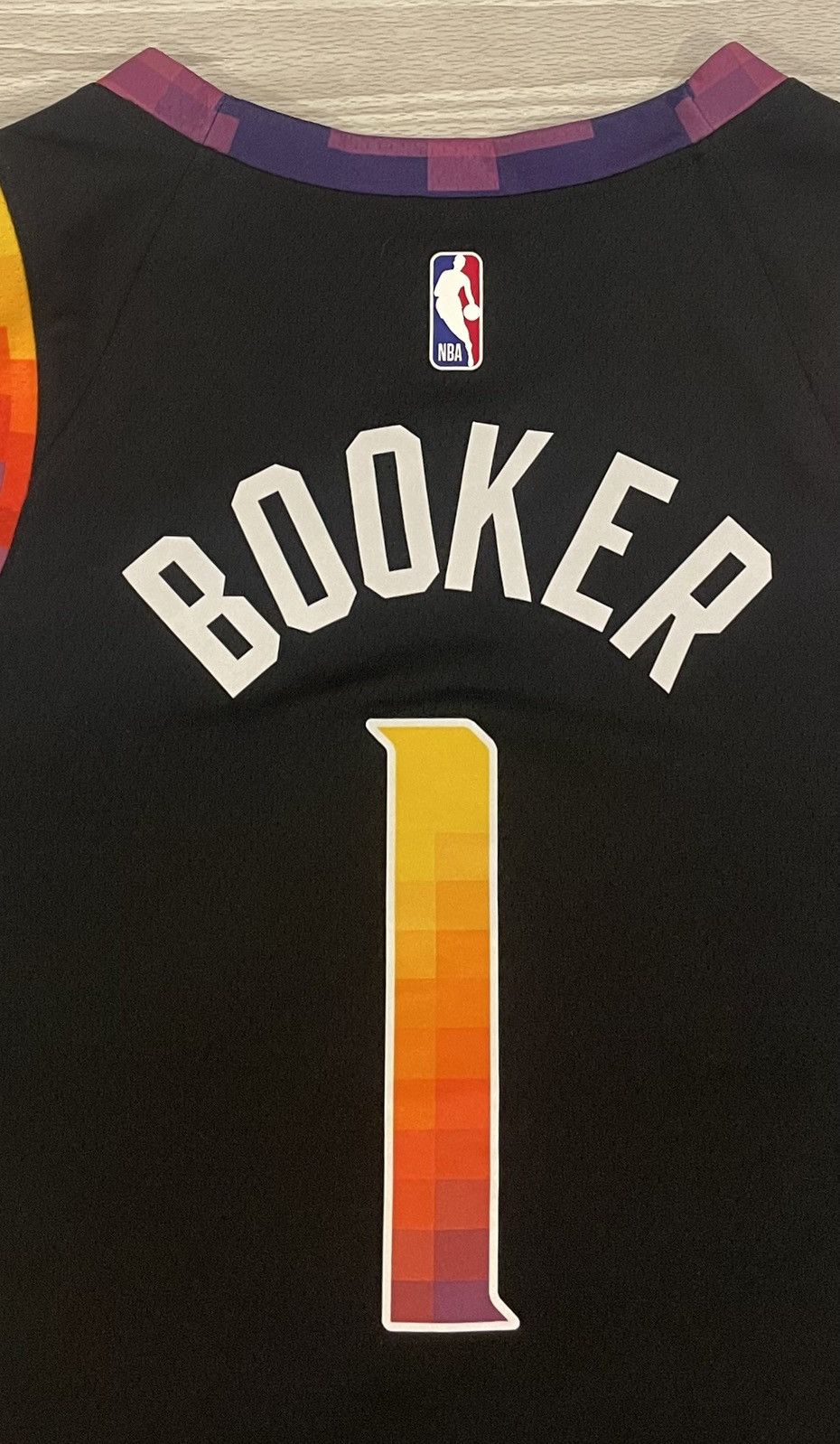 Nike Nike Phoenix Suns Booker #1 Statement Jersey Mens Size Large Size US L / EU 52-54 / 3 - 7 Thumbnail